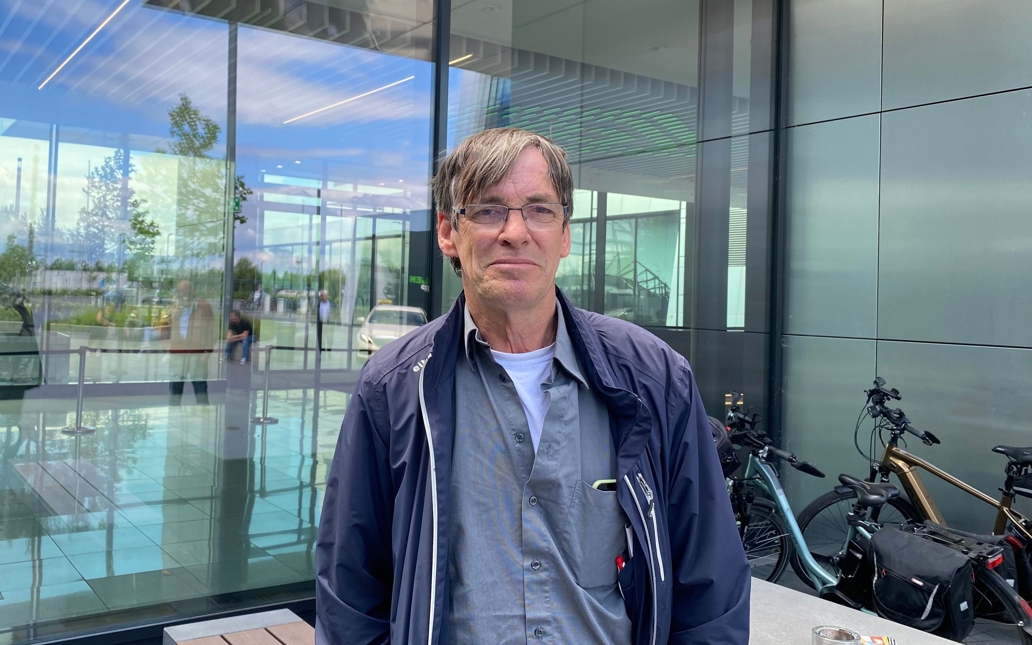 Ralf Bovelet aus Mönchengladbach am Dienstag (24. Mai 2022) bei einer Umfrage im Borussia-Park.