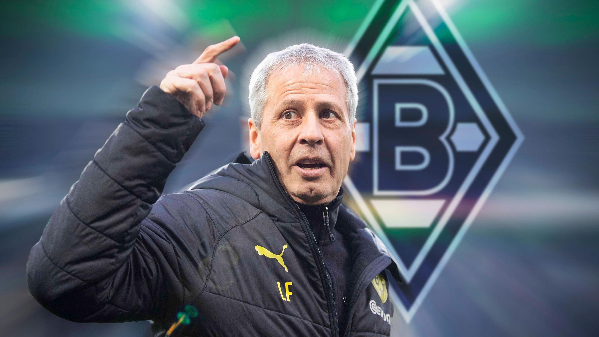 Lucien Favre ist als neuer Trainer bei Fußball-Bundesligist Borussia Mönchengladbach im Gespräch. Diese Fotomontage zeigt den Schweizer Fußballlehrer am 7. März 2020.