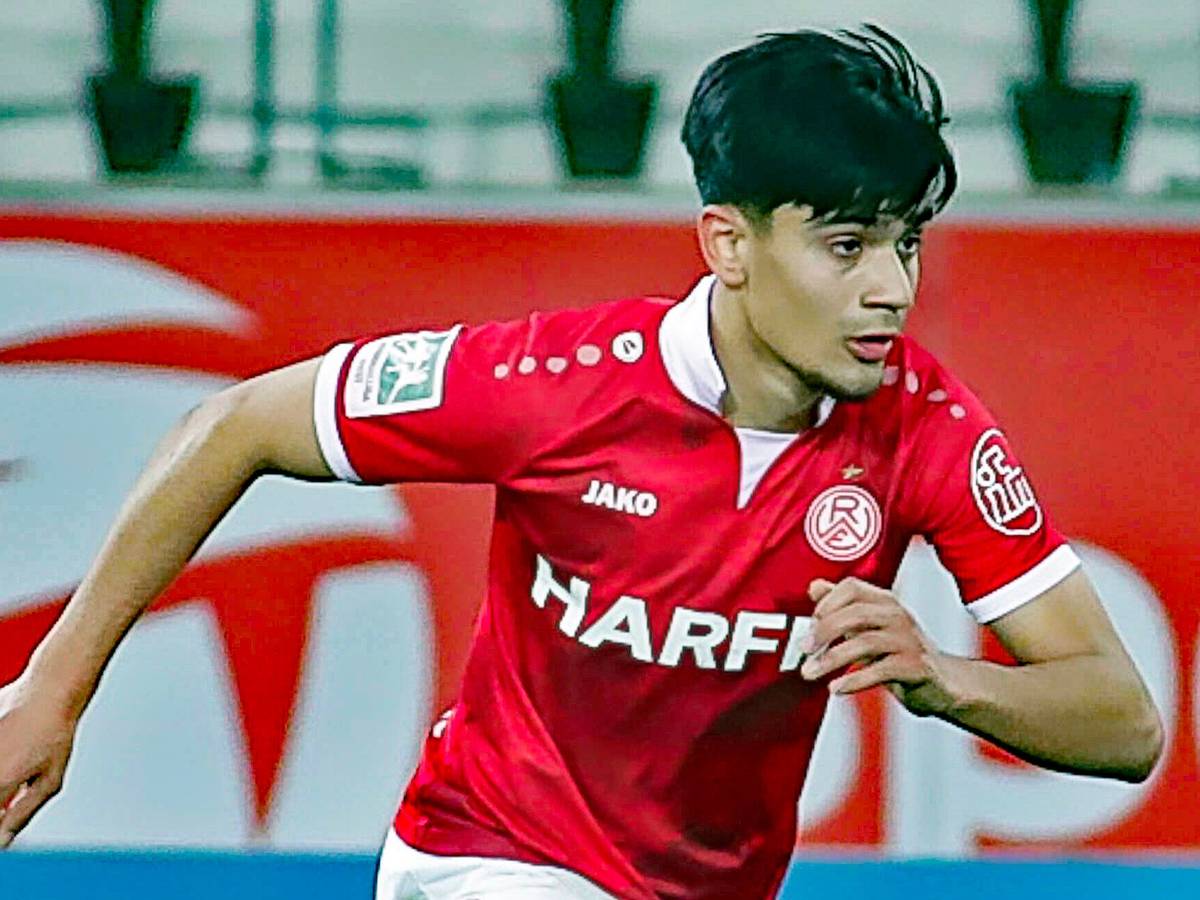 Oguzcan Büyükarslan wechselt von Rot-Weiss Essen zu Borussia Mönchengladbach. Dieses Foto stammt vom 29. März 2022.