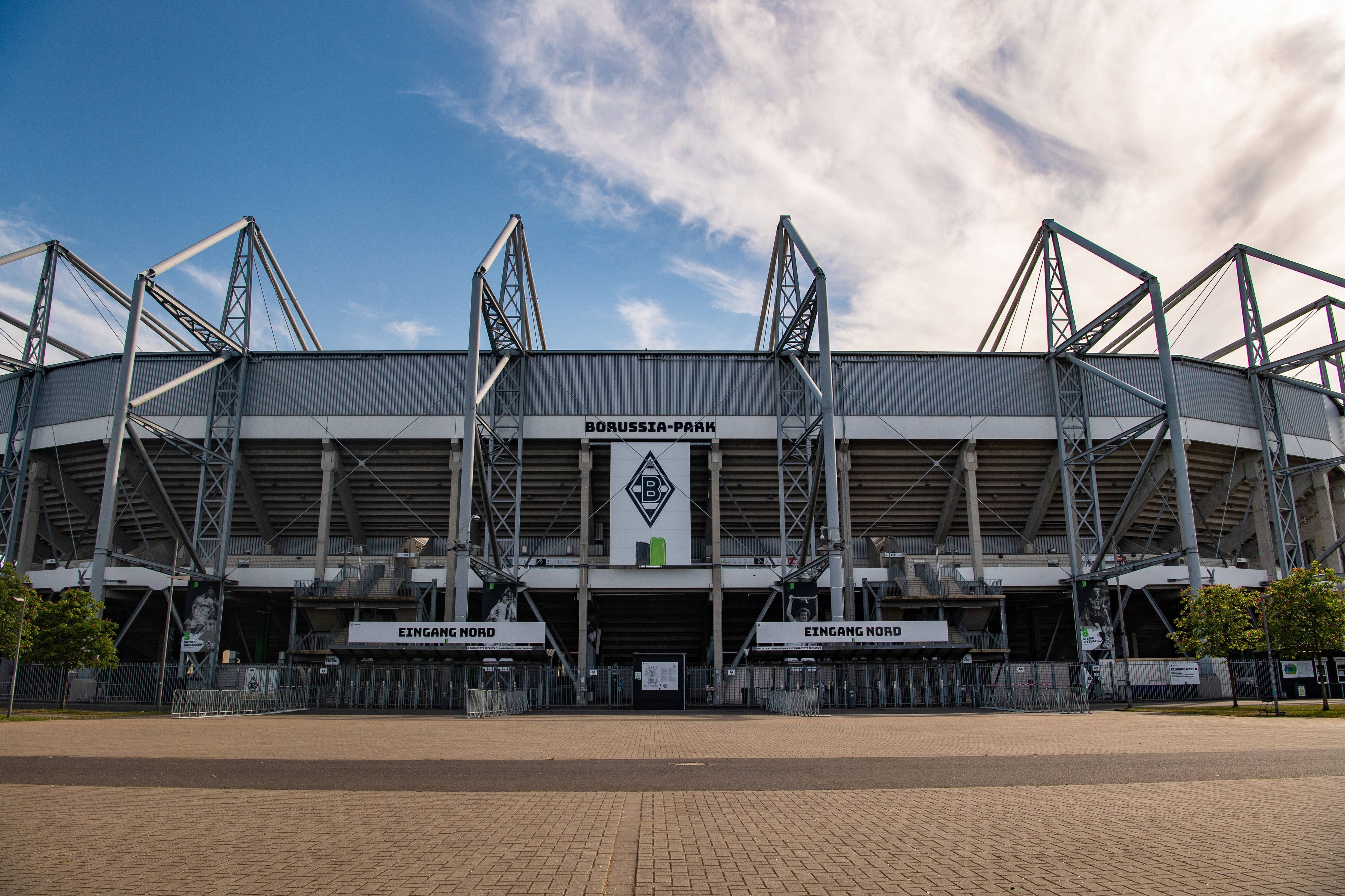 MONCHENGLADBACH, GERMANY - MAY 11 2022: Football arena Borussia-Park, home stadium of Borussia Monchengladbach Copyright: xVITALIIxKLIUIEVx