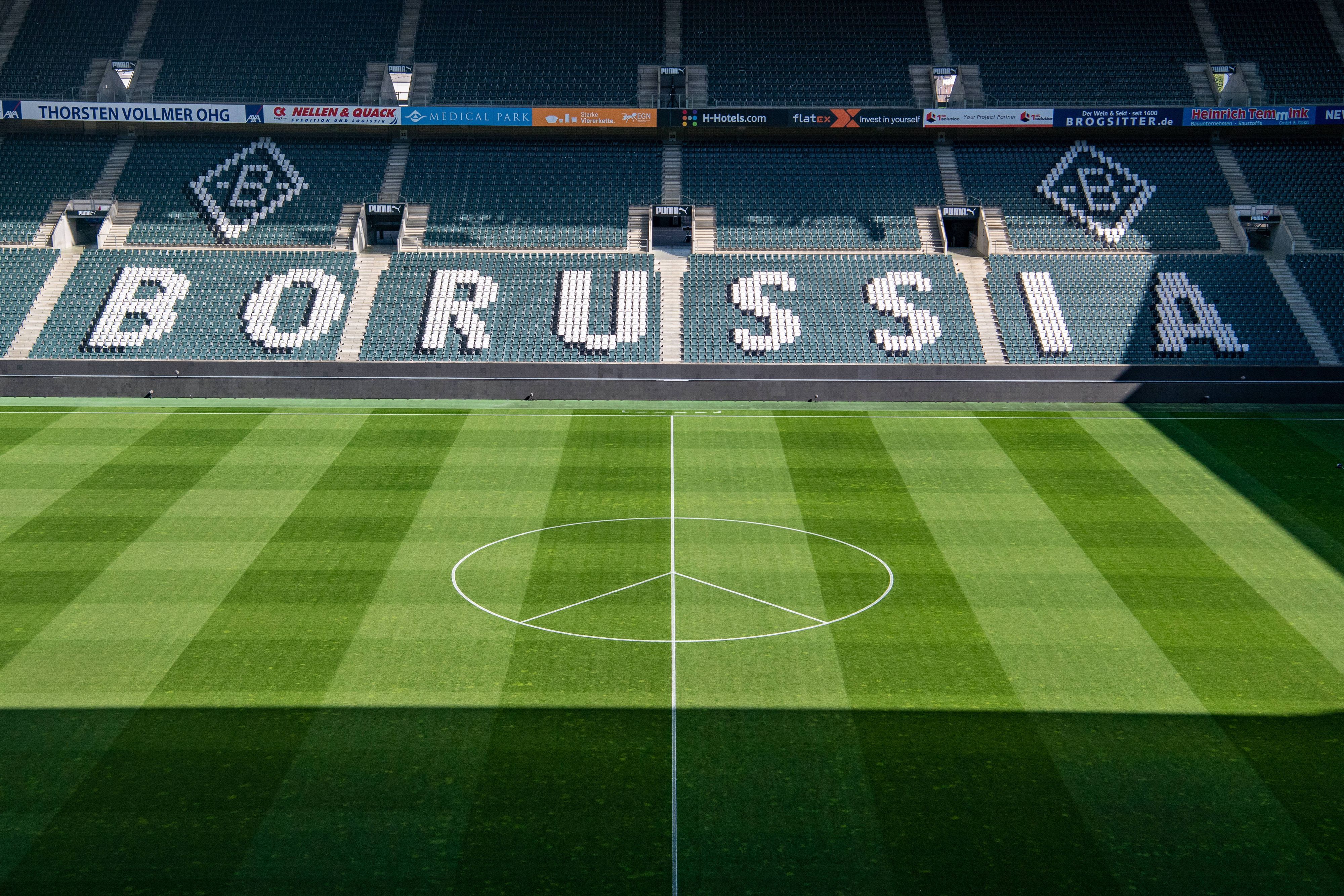 Der Borussia-Park, Stadion von Borussia Mönchengladbach am 11. Mai 2022.