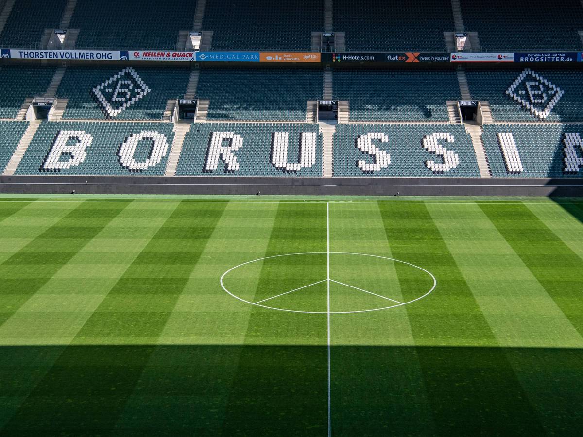 Der Borussia-Park, Stadion von Borussia Mönchengladbach am 11. Mai 2022.