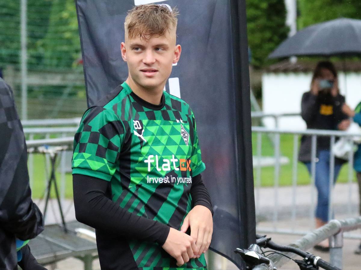 Luca Netz von Borussia Mönchengladbach am 3. Juli 2022 im Trainingslager in Rottach-Egern.