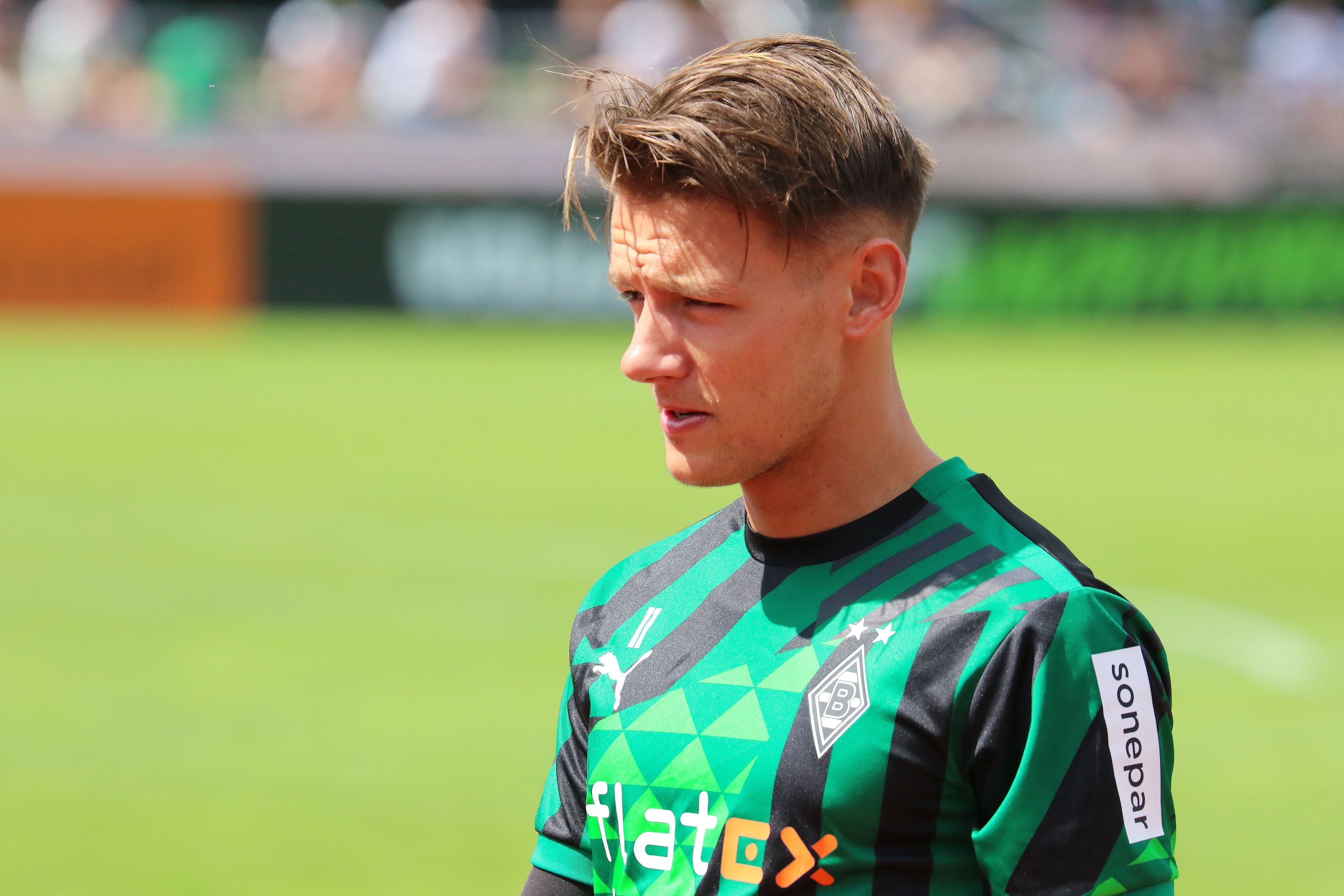Hannes Wolf nimmt einen erneuten Anlauf bei der Borussia, aufgenommen im Trainingslager am 06. Juli 2022.