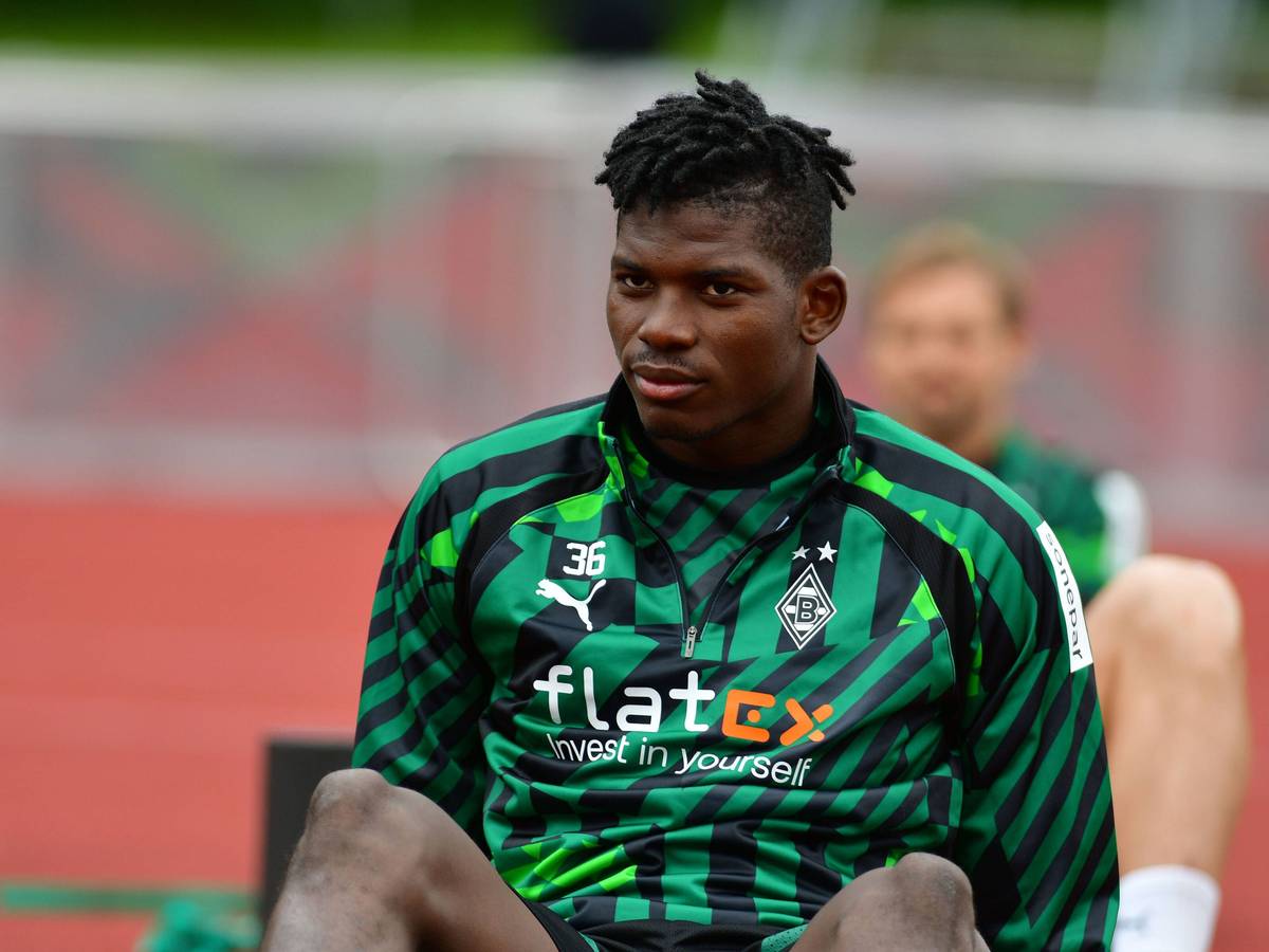 Breel Embolo, Ex-Spieler von Borussia Mönchengladbach, am 8. Juli 2022 im Trainingslager am Tegernsee in Rottach-Egern.