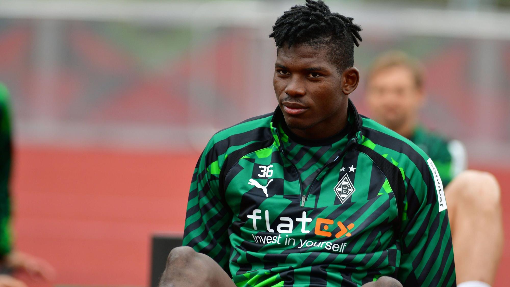 Breel Embolo, Ex-Spieler von Borussia Mönchengladbach, am 8. Juli 2022 im Trainingslager am Tegernsee in Rottach-Egern.
