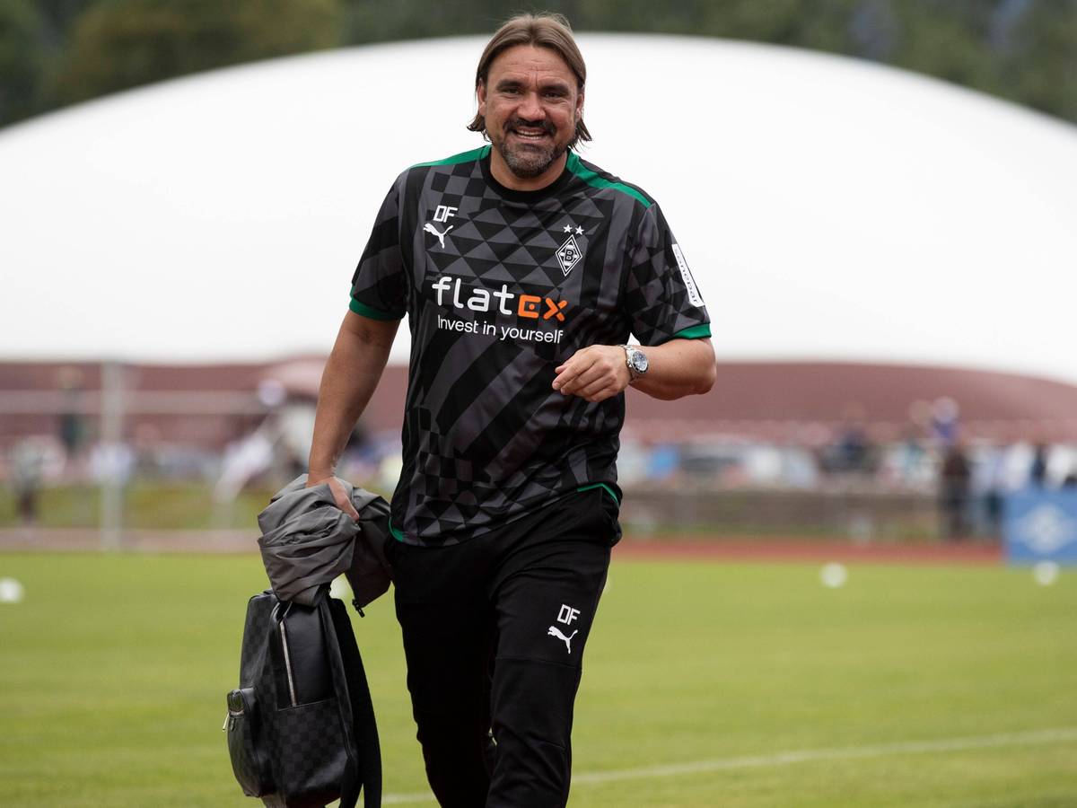 Daniel Farke, im Rahmen des Testspiels zwischen Borussia Mönchengladbach und 1860 München im Trainingslager am Tegernsee.