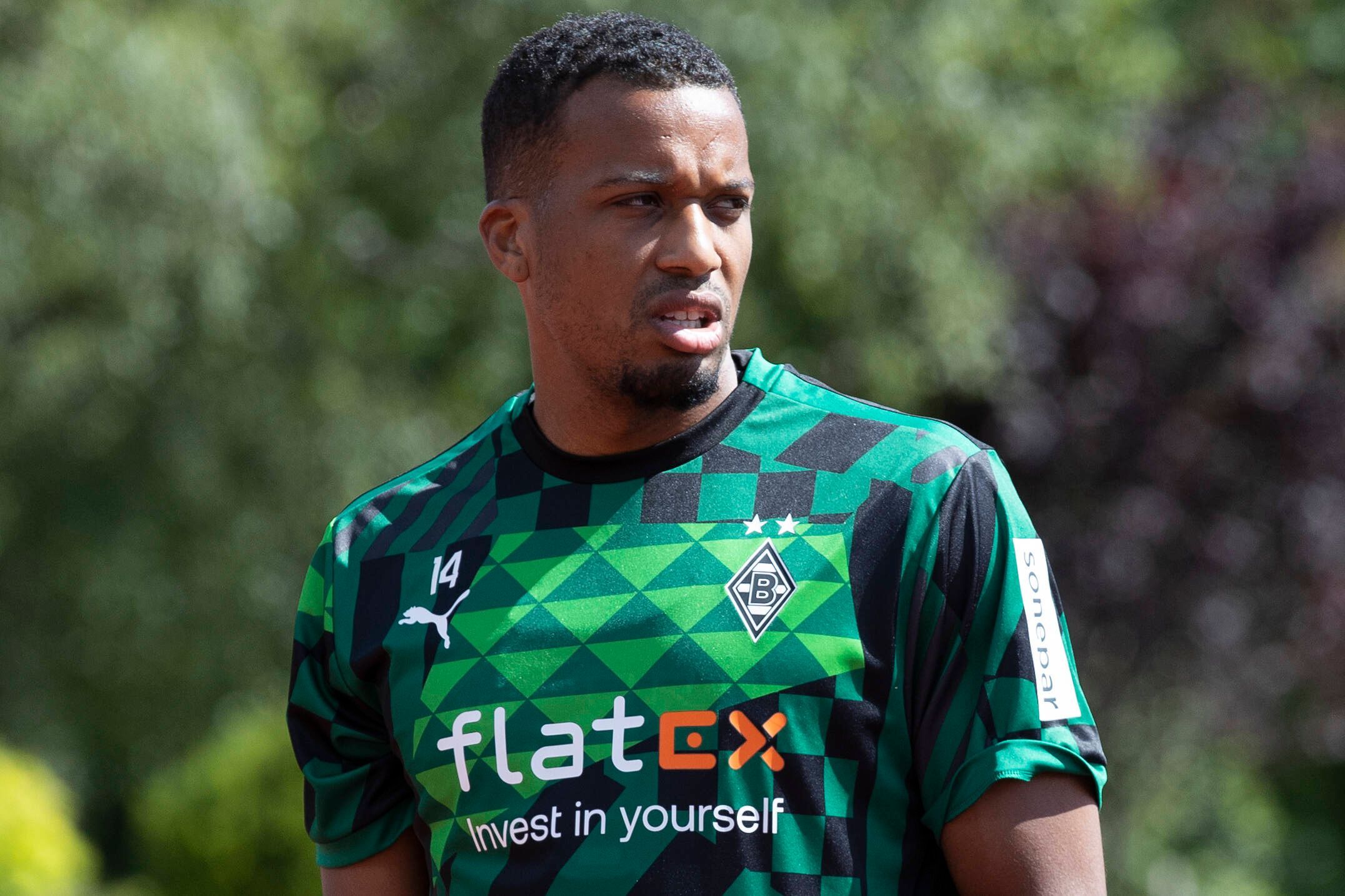 Alassane Plea von Borussia Mönchengladbach im Trainingslager der Fohlen in Rottach-Egern am 9. Juli 2022.
