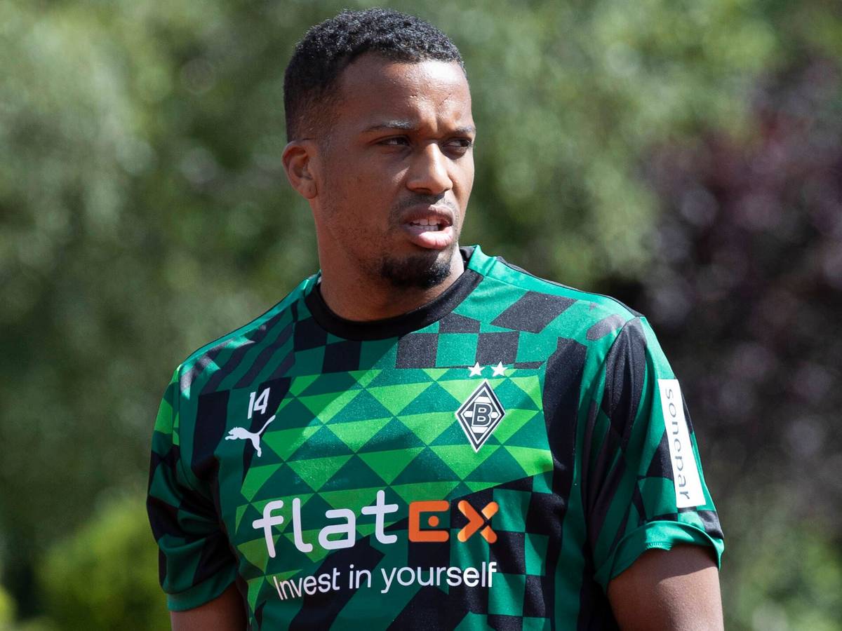 Alassane Plea von Borussia Mönchengladbach im Trainingslager der Fohlen in Rottach-Egern am 9. Juli 2022.