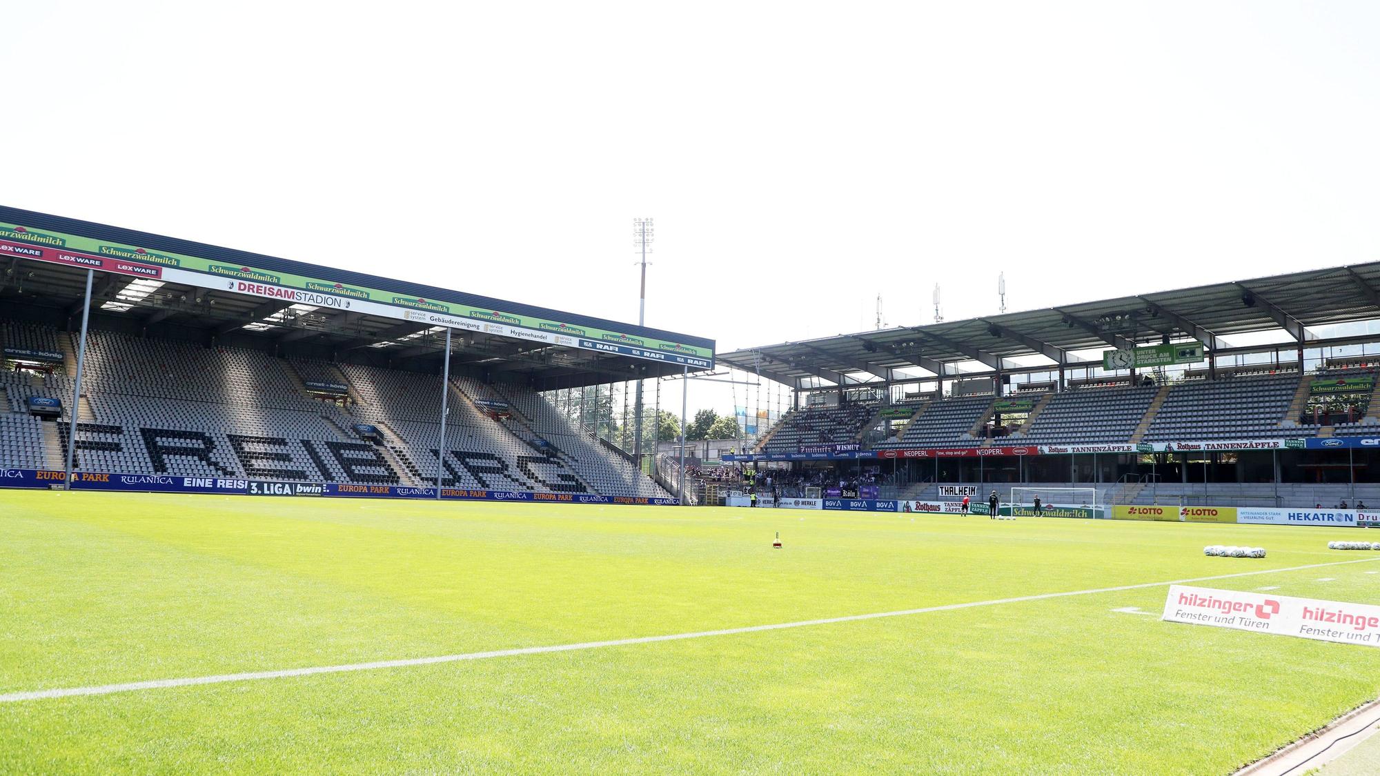 Das Dreisamstadion in Freiburg ist am Sonntag (31. Juli 2022) Austragungsort des DFB-Pokal-Duells zwischen dem SV Oberachern und Borussia Mönchengladbach.