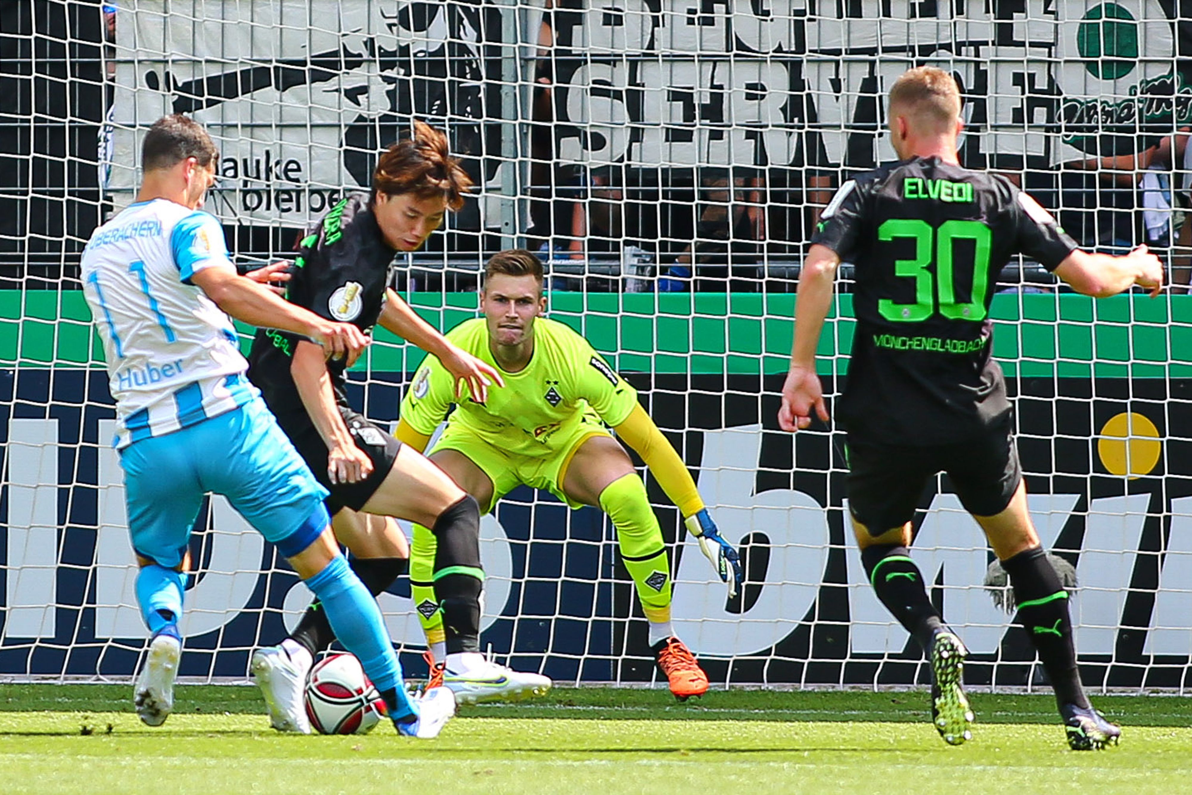 Borussia Mönchengladbach hat am Sonntag (31. Juli 2022) in der ersten Runde des DFB-Pokals einen 9:1-Sieg beim SV Oberachern geholt.