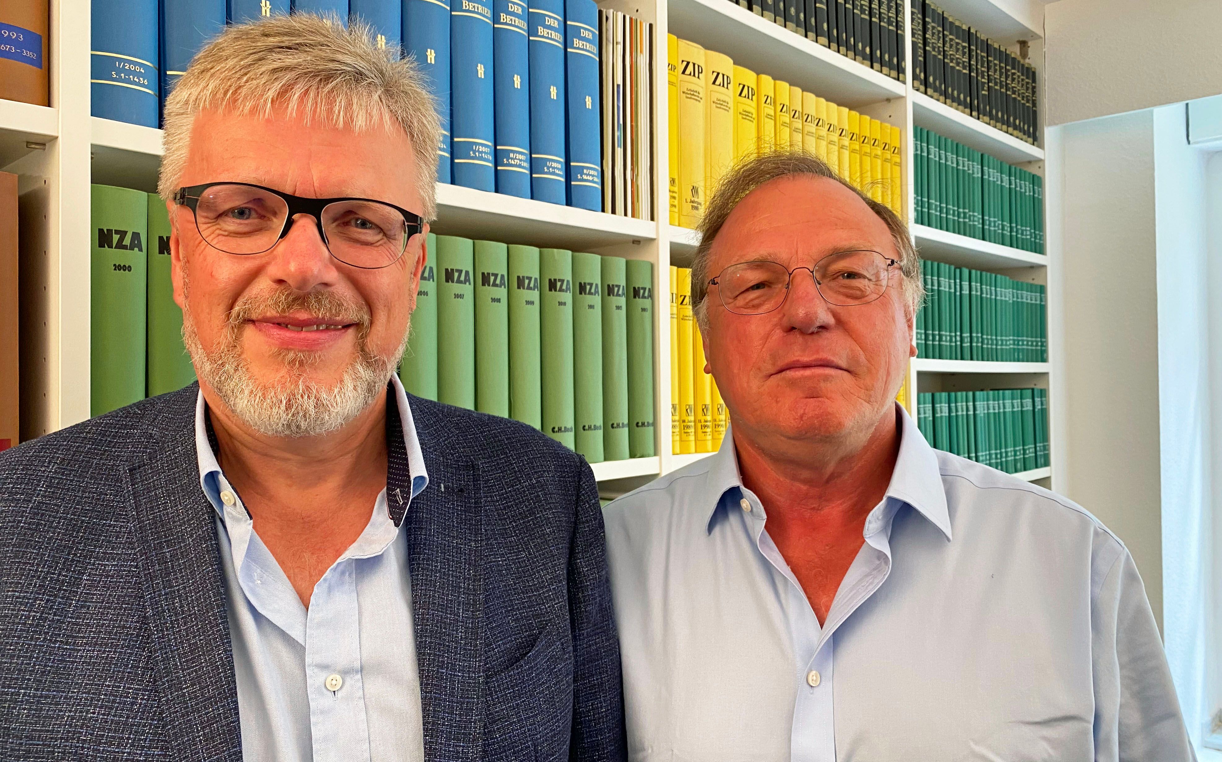 Causa Max Eberl und Borussia Mönchengladbach: Im exklusiven Interview haben die Fachjuristen Professor Doktor Michael Schulte (r.) und Josef Utzel (l.) sich dazu am Montag (22. August 2022) den Fragen der GladbachLIVE-Redaktion gestellt.