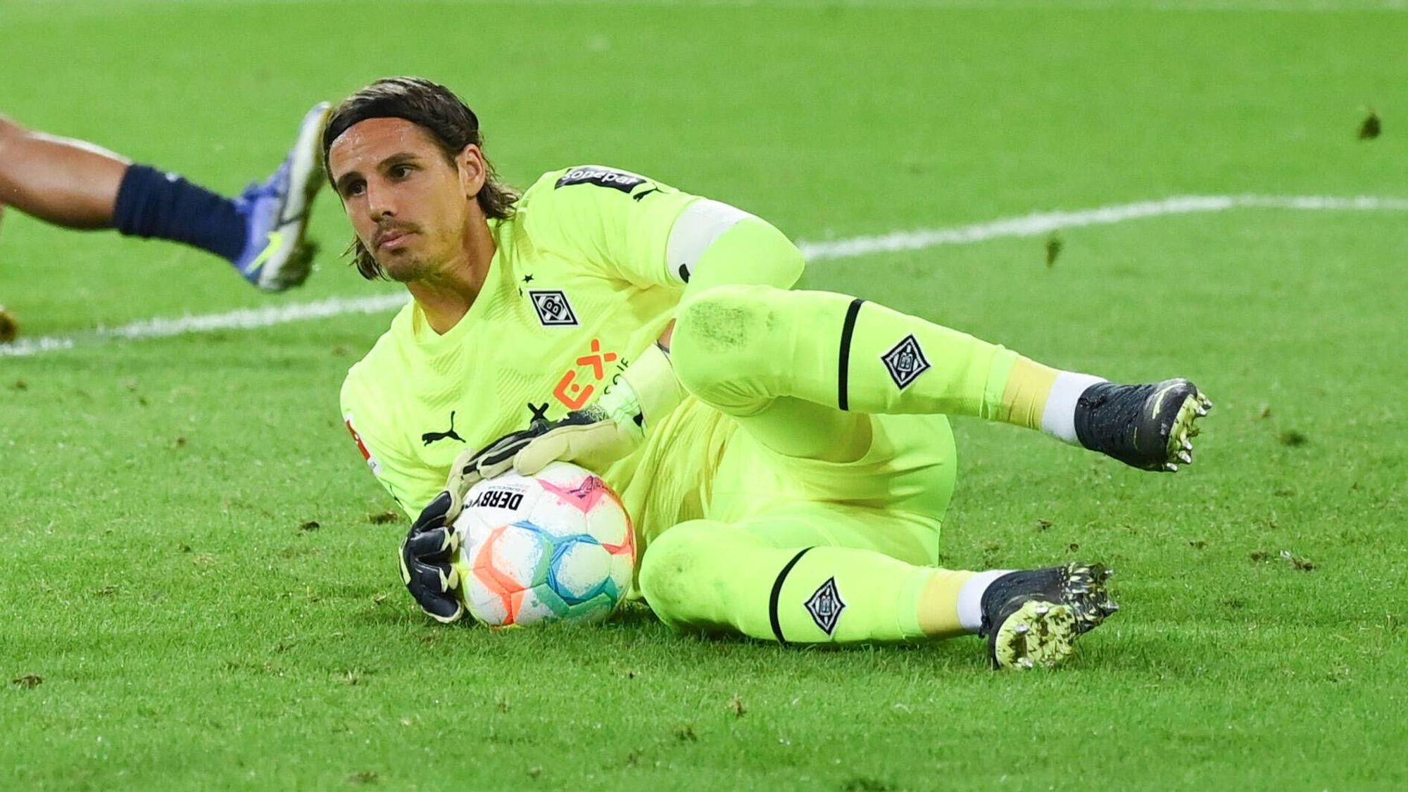 Yann Sommer, Torhüter von Borussia Mönchengladbach, am 19. August 2022 beim Bundesliga-Spiel gegen Hertha BSC im Borussia-Park.