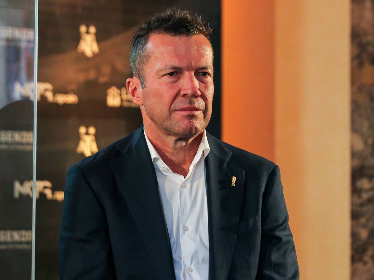Lothar Matthäus, Ex-Spieler von Borussia Mönchengladbach, glaubt nicht an eine Überraschung im Top-Spiel beim FC Bayern München am Samstag (27. August 2022). Das Foto zeigt ihn am 25. August bei einer Veranstaltung in Madrid.