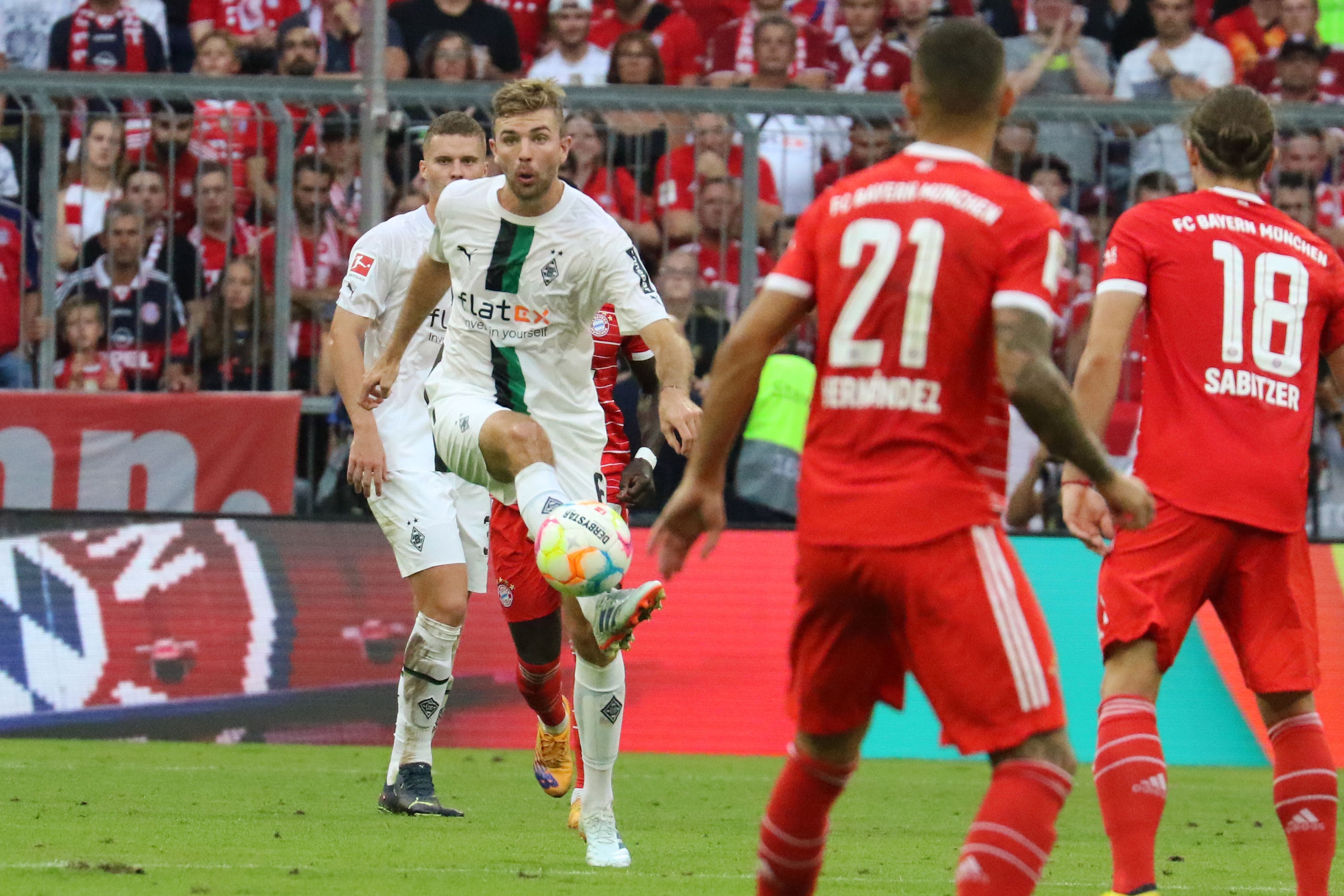 27.08.2022, Muenchen, GER, Fussball, Herren, BL, Saison 2022/2023, Borussia Moenchengladbach

BL FC Bayern München vs. Bor. Mönchengladbach

Christoph Kramer (Gladbach)