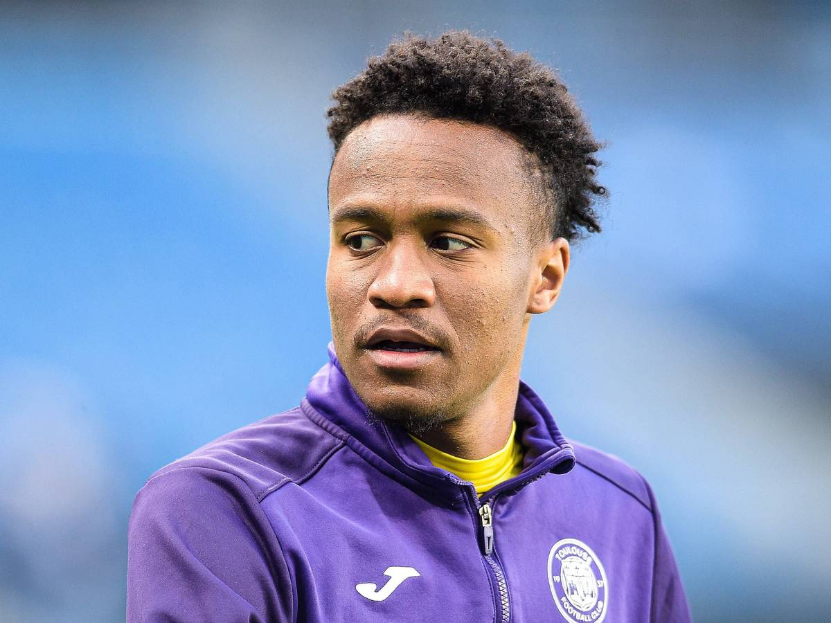 Nathan N'Goumou, hier beim Duell zwischen dem FC Toulouse und Le Havre am 4. Mai 2021, geht zukünftig für Borussia Mönchengladbach auf Torejagd.