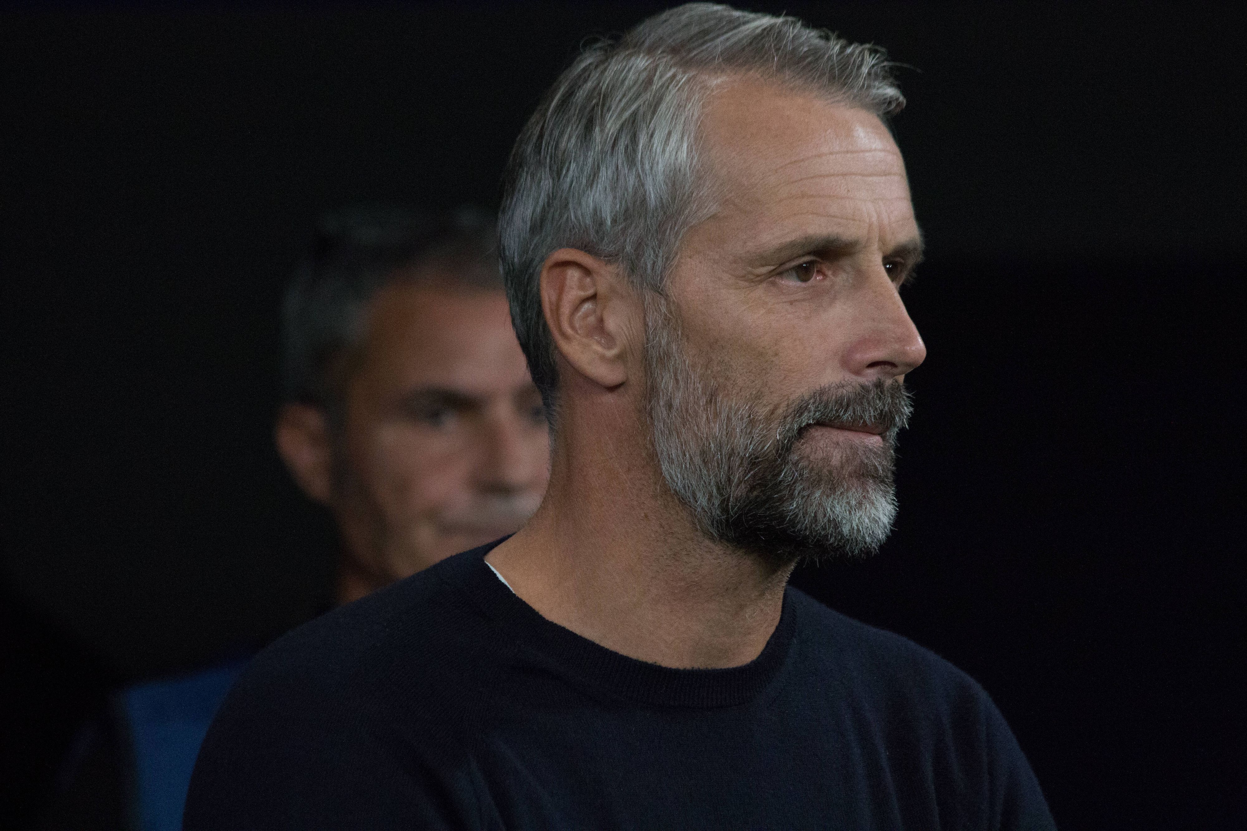 Marco Rose, Ex-Coach von Borussia Mönchengladbach und heutiger Trainer von RB Leipzig, kehrt am Samstagabend mit seinem Team in den Borussia-Park zurück. Das Foto zeigt ihn am 14. September beim Champions-League-Spiel der Sachsen gegen Real Madrid.