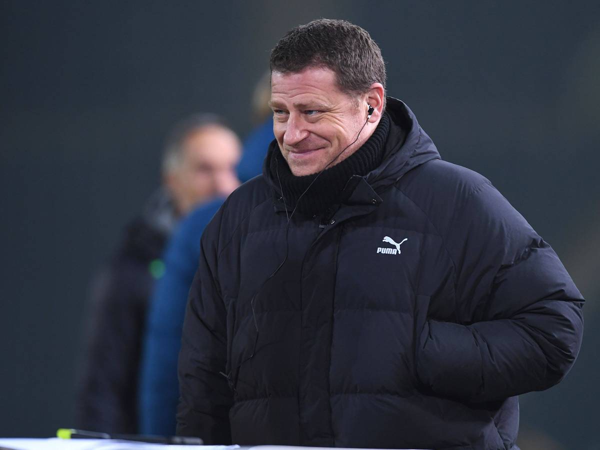 Max Eberl, ehemaliger Sportdirektor von Borussia Mönchengladbach, startet ab Dezember seine neue Aufgabe als Manager von RB Leipzig. Das Foto zeigt ihn noch in Diensten der Fohlen am 15. Januar 2022 im Borussia-Park vor dem Spiel des VfL gegen Bayer Leverkusen.