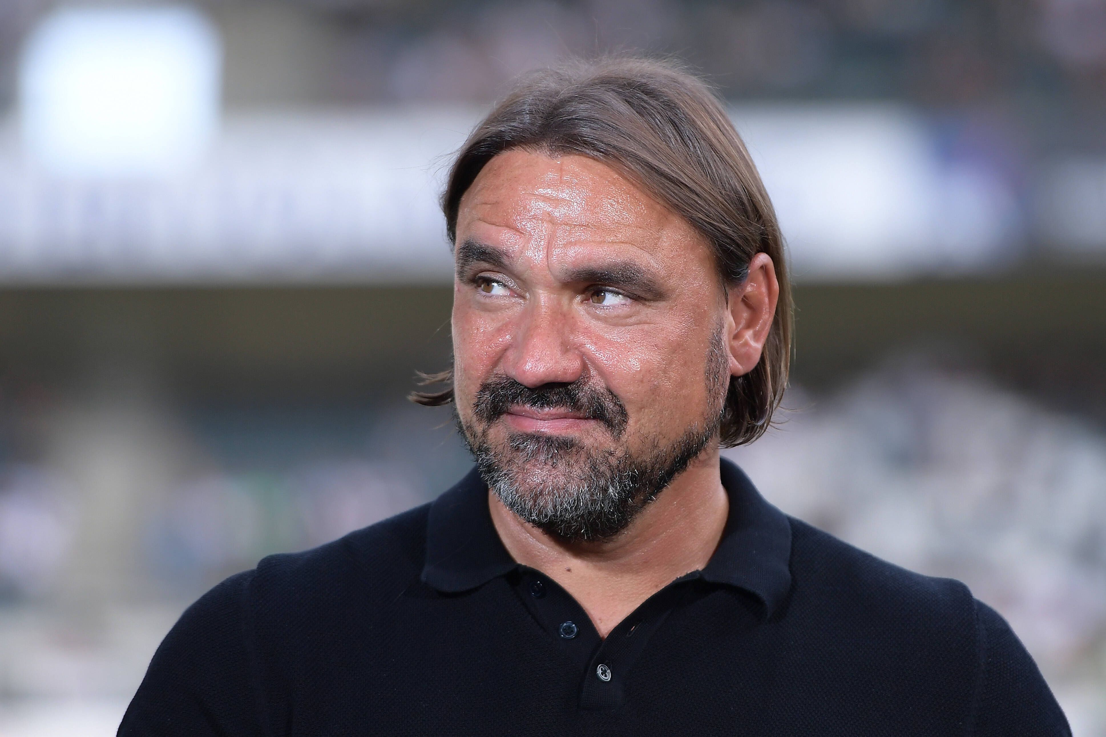 Daniel Farke, Trainer von Borussia Mönchengladbach, im Interview vor dem Bundesliga-Spiel gegen Mainz 05 am 4. September 2022 im Borussia-Park.