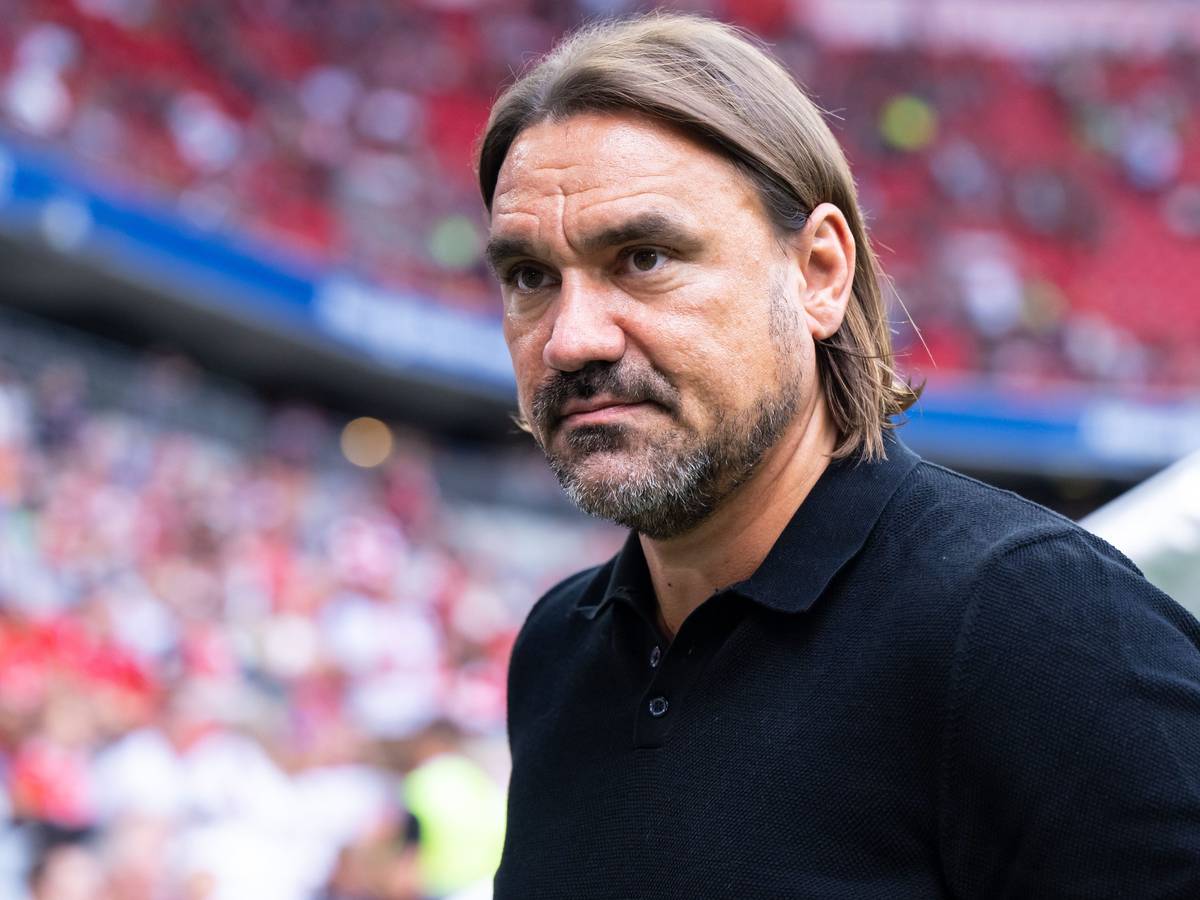 Daniel Farke in der Allianz-Arena vor dem Spiel von Borussia Mönchengladbach beim FC Bayern.