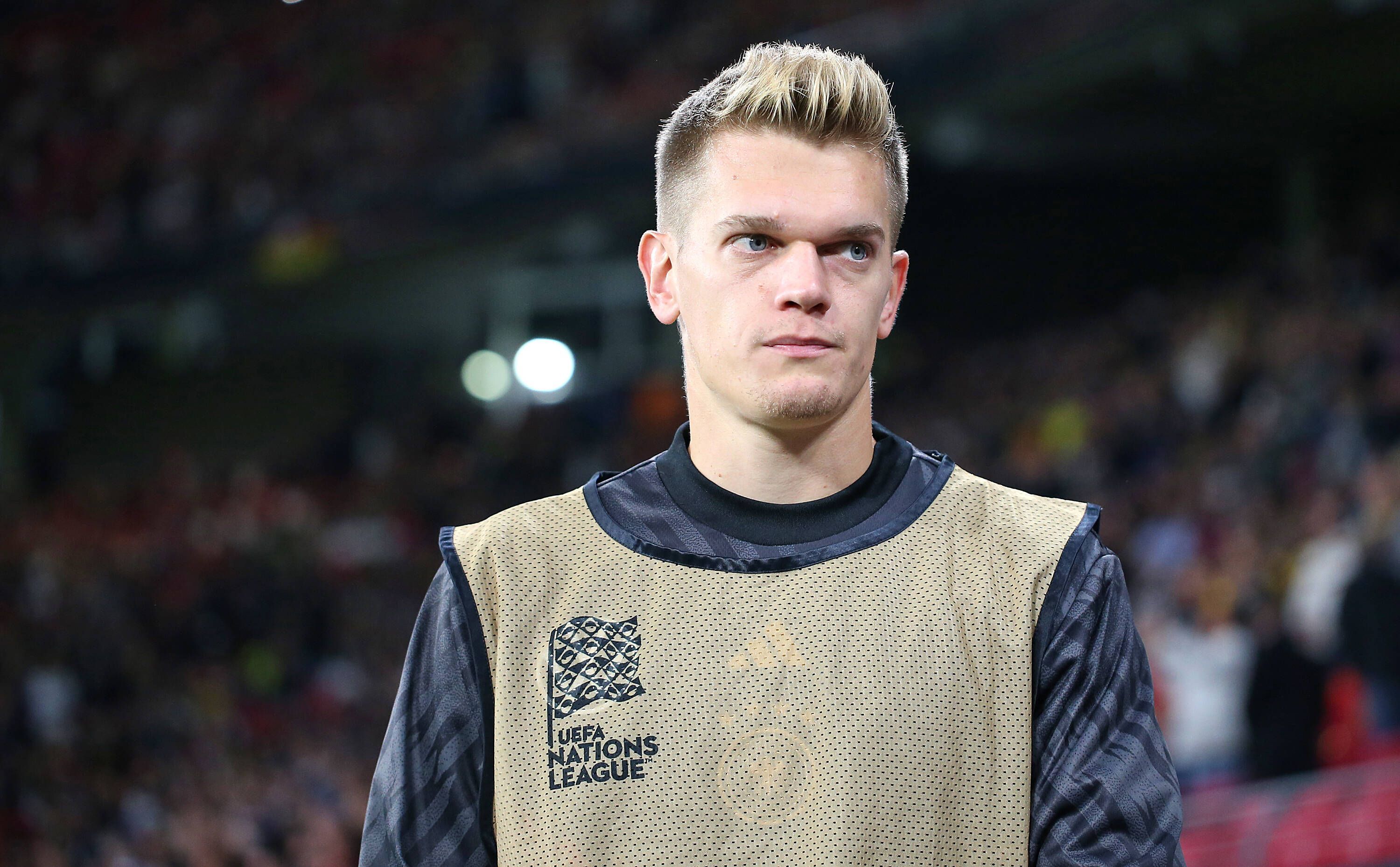 Matthias Ginter, ehemaliger Spieler von Borussia Mönchengladbach und derzeitiger Profi beim SC Freiburg, hier am 23. September 2022 beim Nations-League-Duell der deutschen Nationalmannschaft gegen Ungarn in Leipzig.