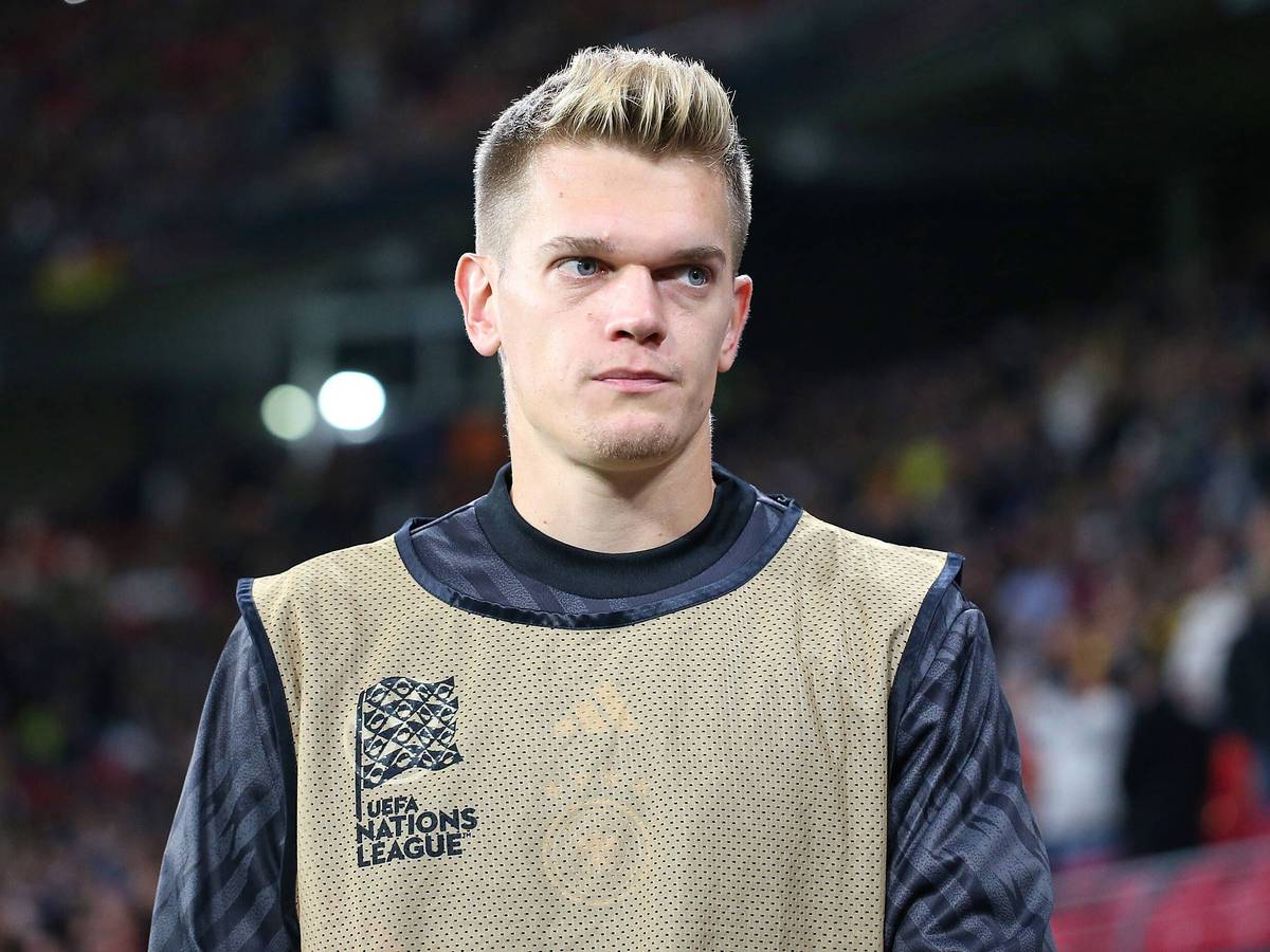 Matthias Ginter, ehemaliger Spieler von Borussia Mönchengladbach und derzeitiger Profi beim SC Freiburg, hier am 23. September 2022 beim Nations-League-Duell der deutschen Nationalmannschaft gegen Ungarn in Leipzig.