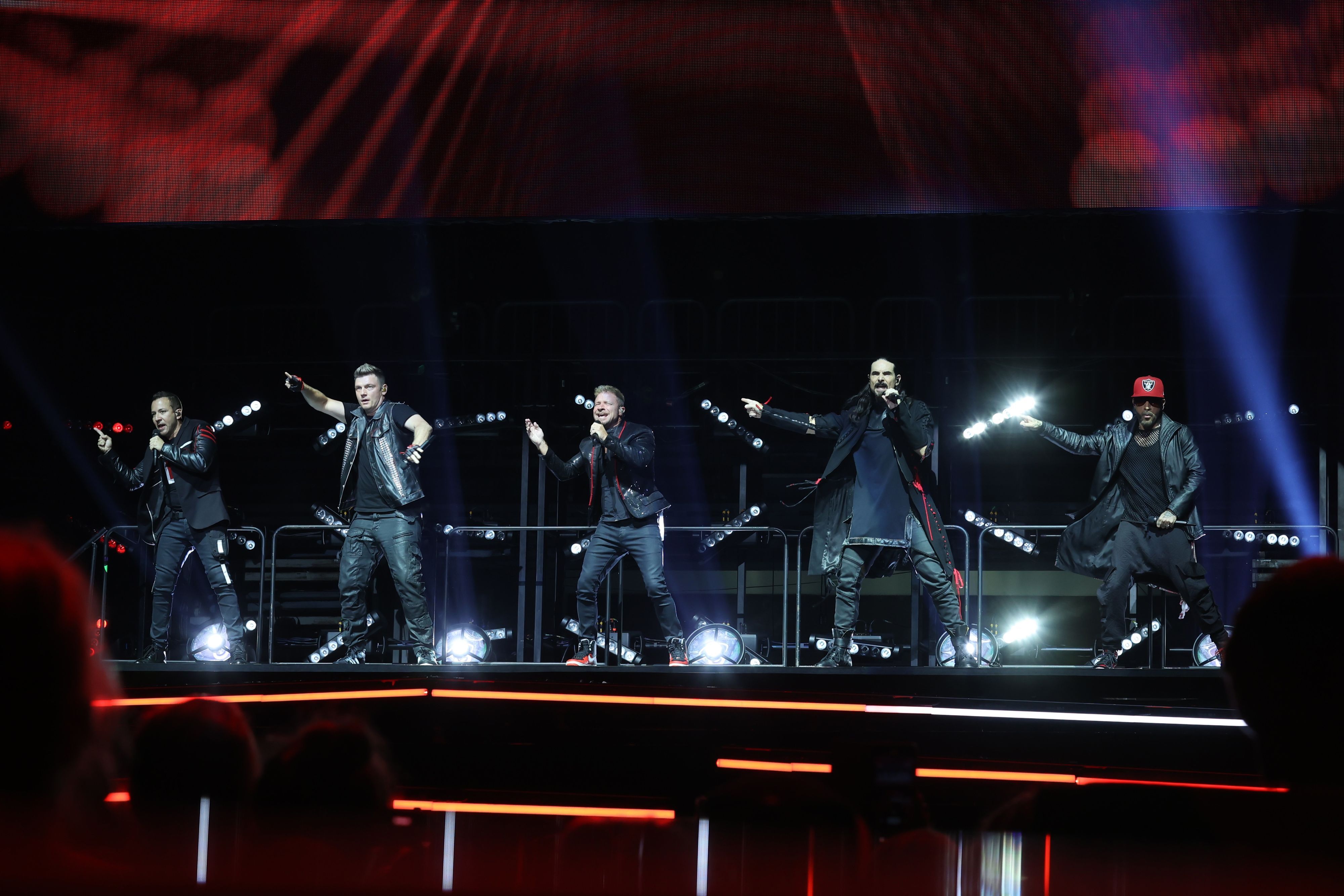 Die Backstreet Boys am 10. Oktober 2022 bei ihrem Konzert in der Lanxess Arena Köln.