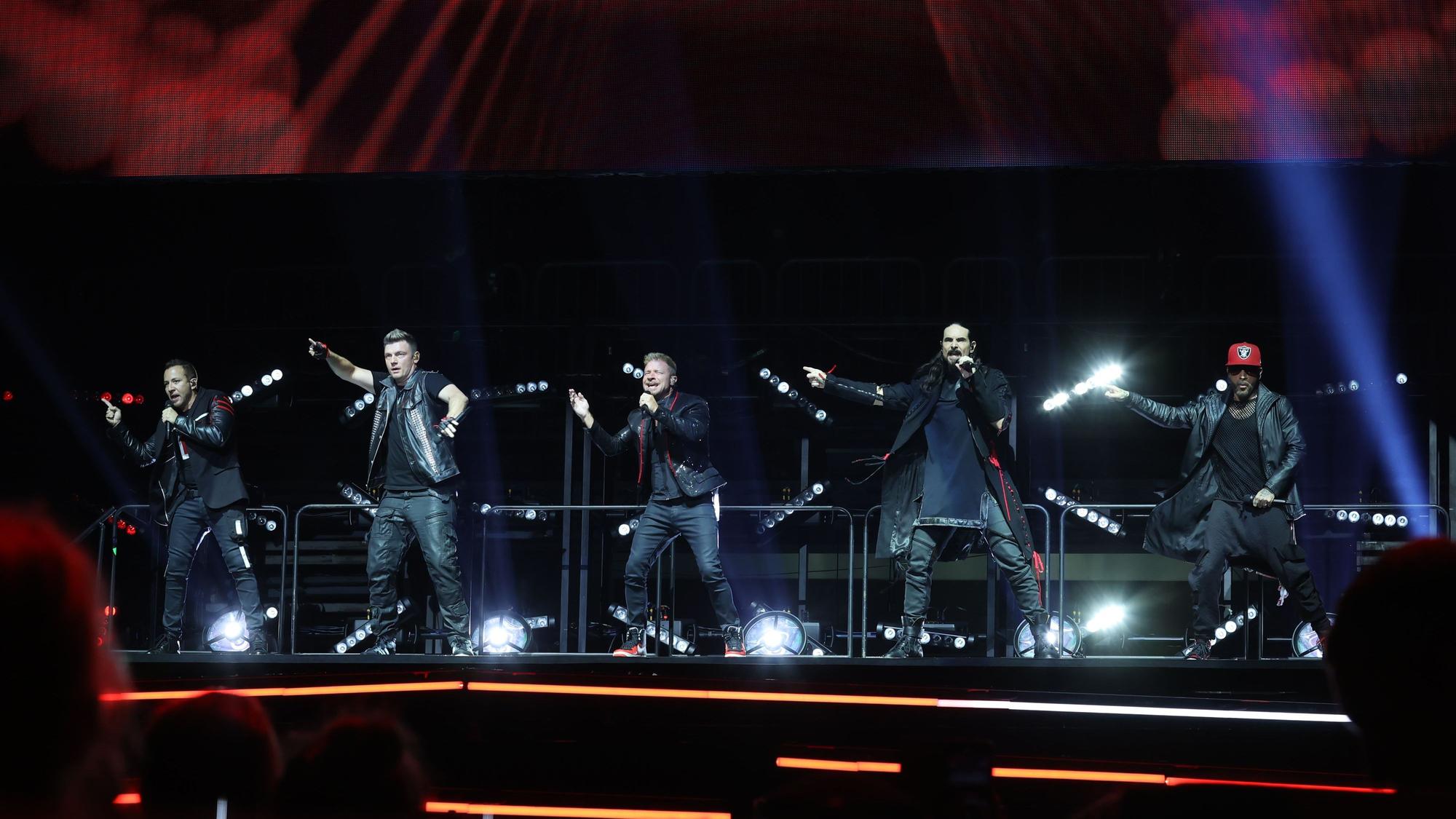 Die Backstreet Boys am 10. Oktober 2022 bei ihrem Konzert in der Lanxess Arena Köln.