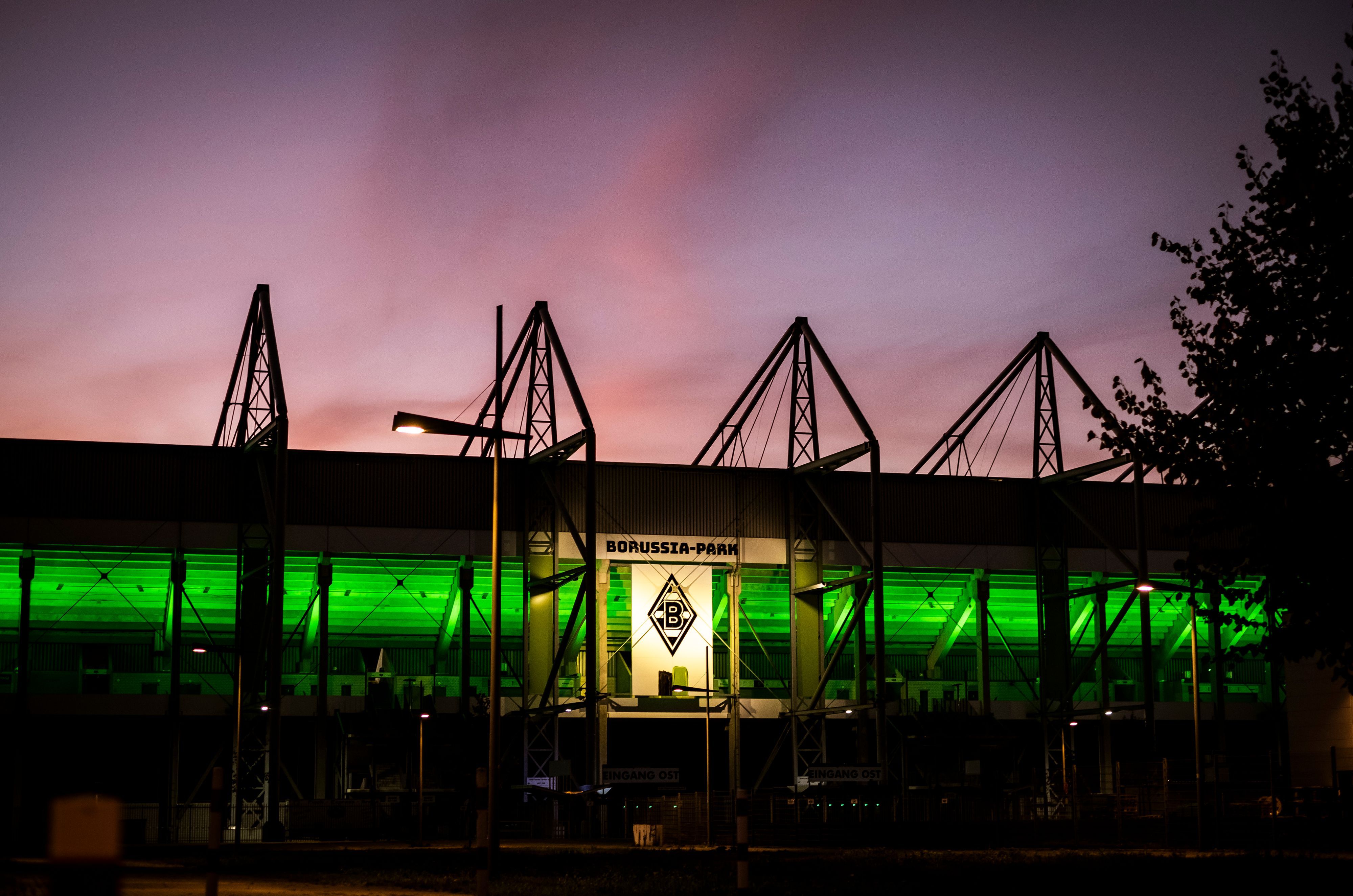 Der Borussia-Park in Mönchengladbach ist die Spielstätte von Fußball-Bundesligist Borussia Mönchengladbach.