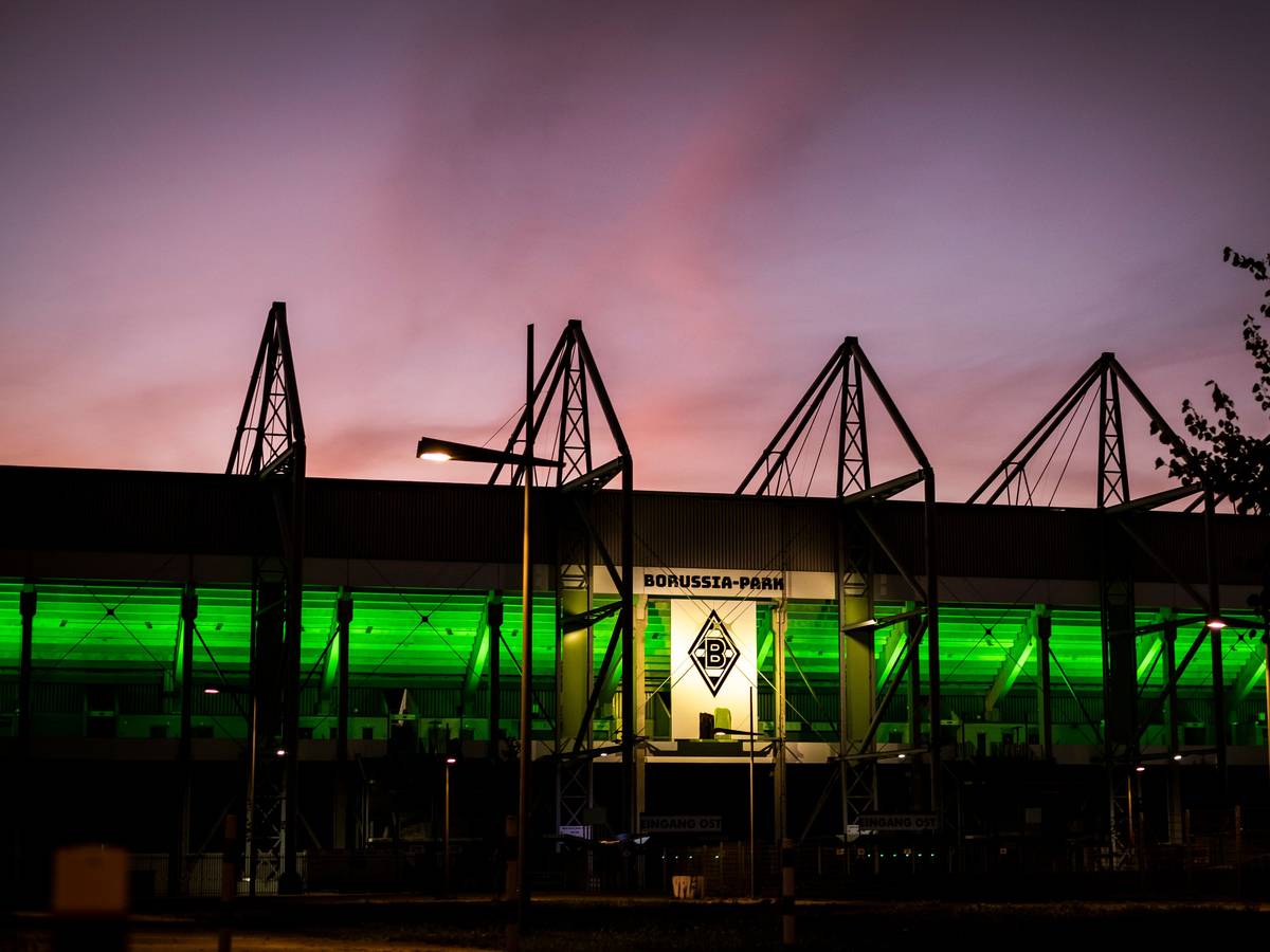 Der Borussia-Park in Mönchengladbach ist die Spielstätte von Fußball-Bundesligist Borussia Mönchengladbach.