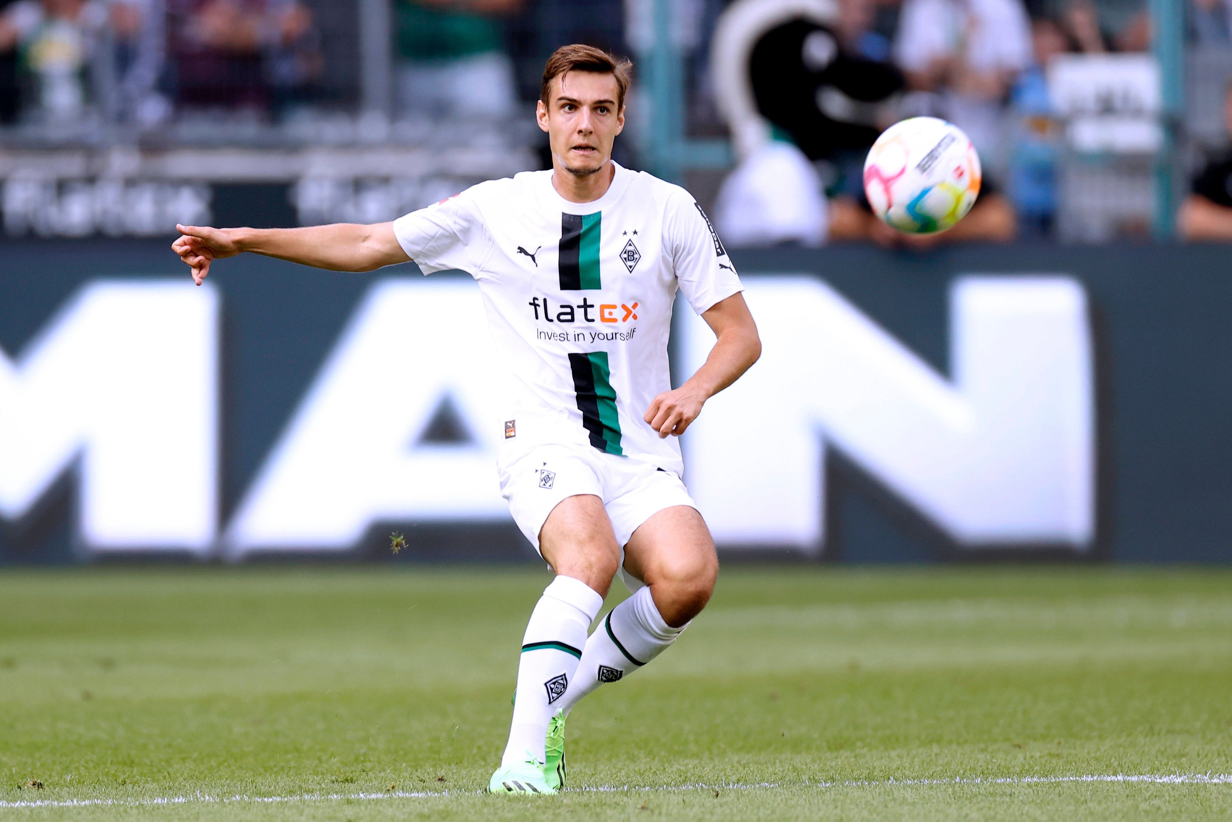 Florian Neuhaus von Borussia Mönchengladbach ist aktuell verletzt, auf diesem Bild ist der DFB-Nationalspieler am 4. September 2022 im Borussia-Park zu sehen.