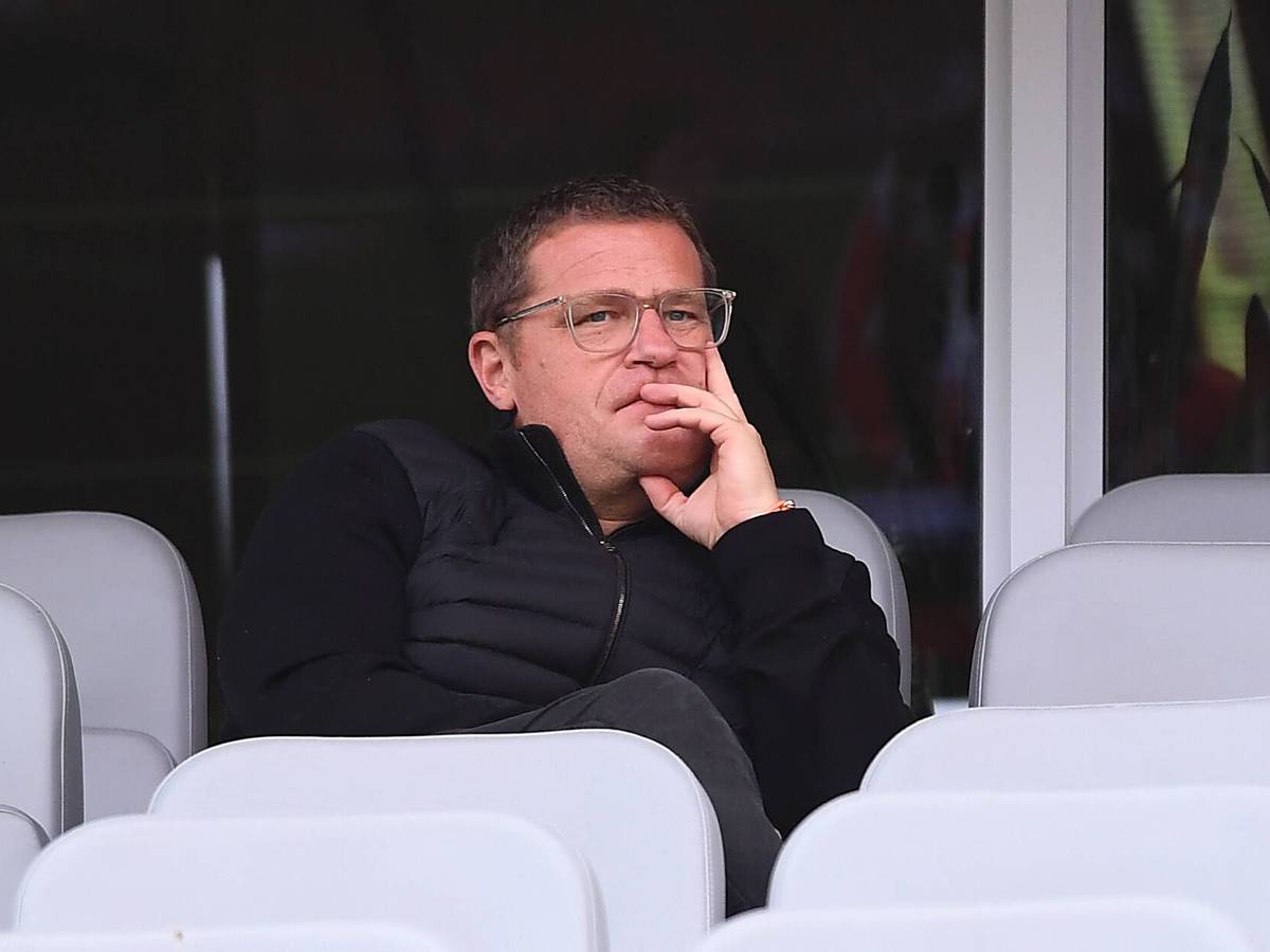 Tribünengast Max Eberl: Der ehemalige Sportdirektor von Borussia Mönchengladbach saß am 22. Oktober 2022 beim Bundesliga-Spiel Bayer Leverkusen gegen den VfL Wolfsburg auf der Tribüne.