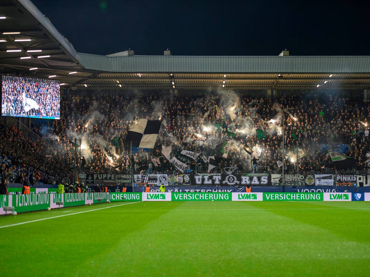 Trotz großem Fan-Support: Borussia Mönchengladbach hat am Dienstag (8. November 2022) beim VfL Bochum 1:2 verloren.