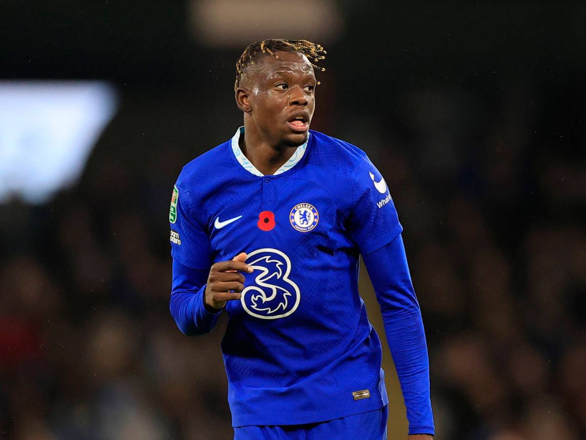 Denis Zakaria, Ex-Spieler von Borussia Mönchengladbach, hier bei einem Spiel des FC Chelsea gegen Manchester United im Carabao Cup am 9. November 2022.