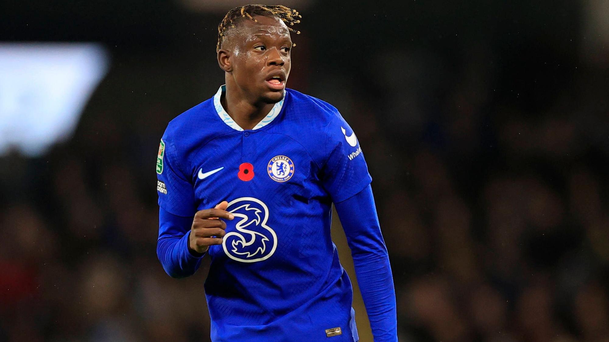 Denis Zakaria, Ex-Spieler von Borussia Mönchengladbach, hier bei einem Spiel des FC Chelsea gegen Manchester United im Carabao Cup am 9. November 2022.