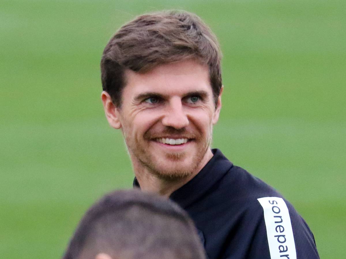 Jonas Hofmann von Borussia Mönchengladbach nach seiner WM-Rückkehr in den Borussia-Park beim Training am 22. Dezember 2022.