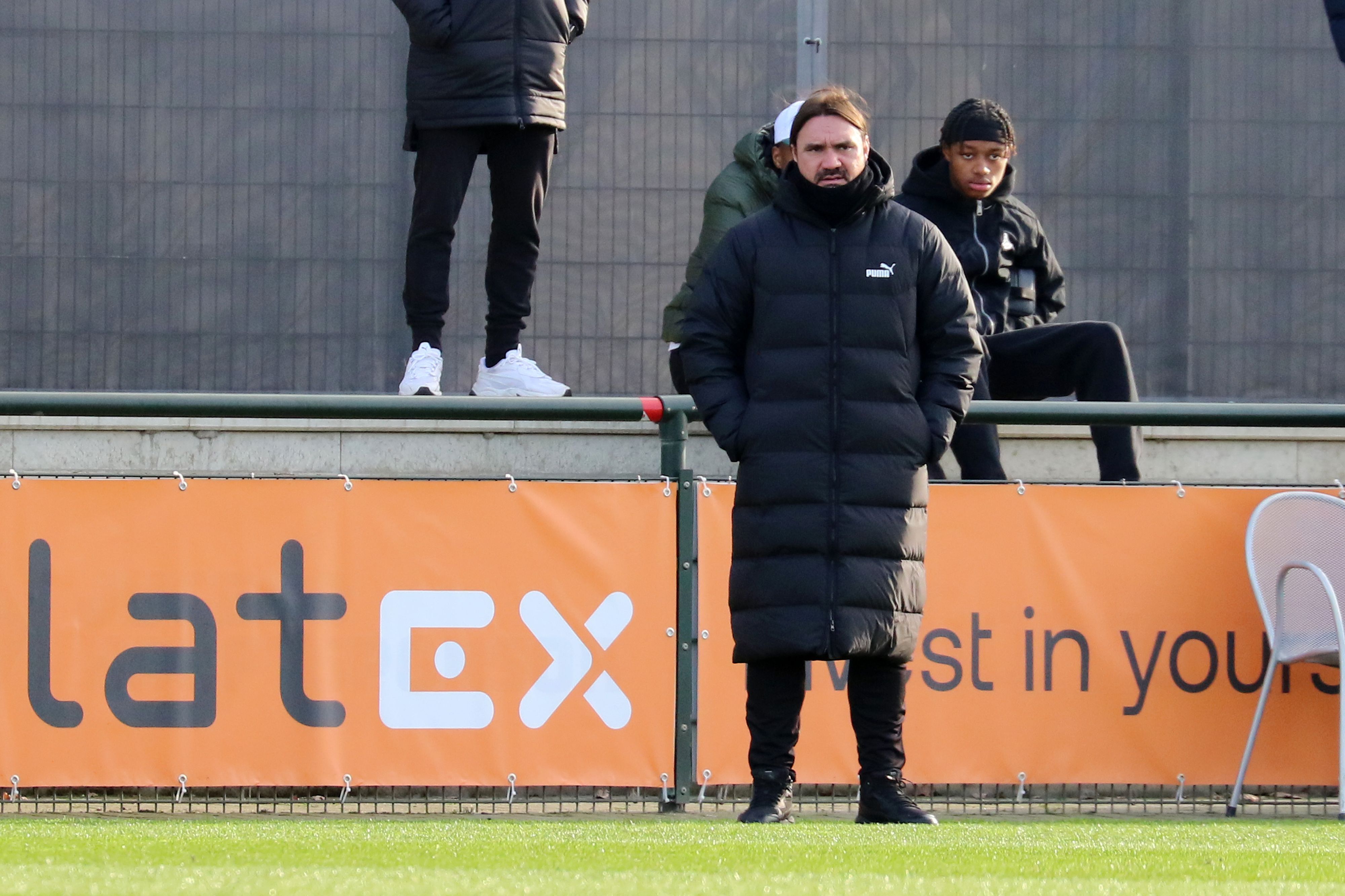 Trainer Daniel Farke beim Testspiel zwischen Borussia Mönchengladbach und dem VfB Oldenburg am Samstag (7. Januar 2023).
