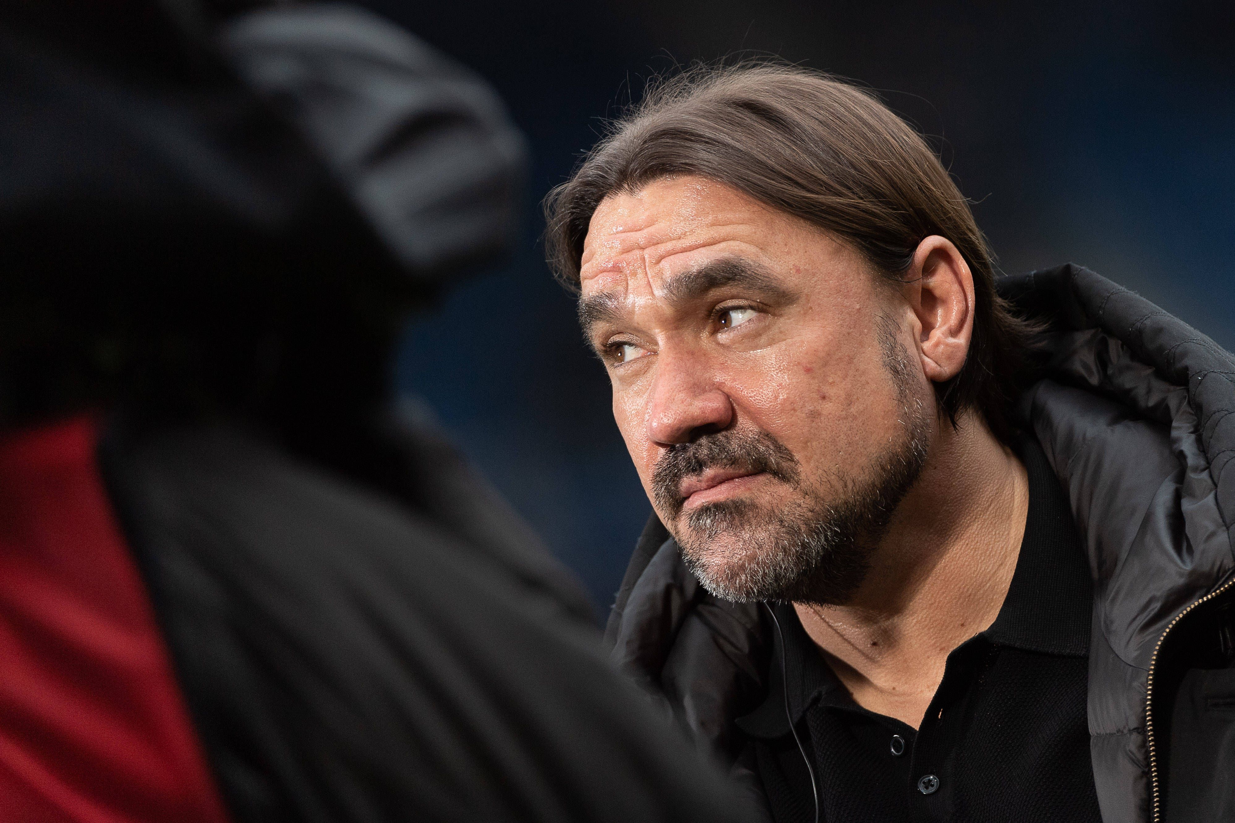 Daniel Farke, Trainer von Borussia Mönchengladbach, steht vor dem Bundesliga-Spiel bei der TSG Hoffenheim am 28. Januar 2023 am Spielfeldrand.