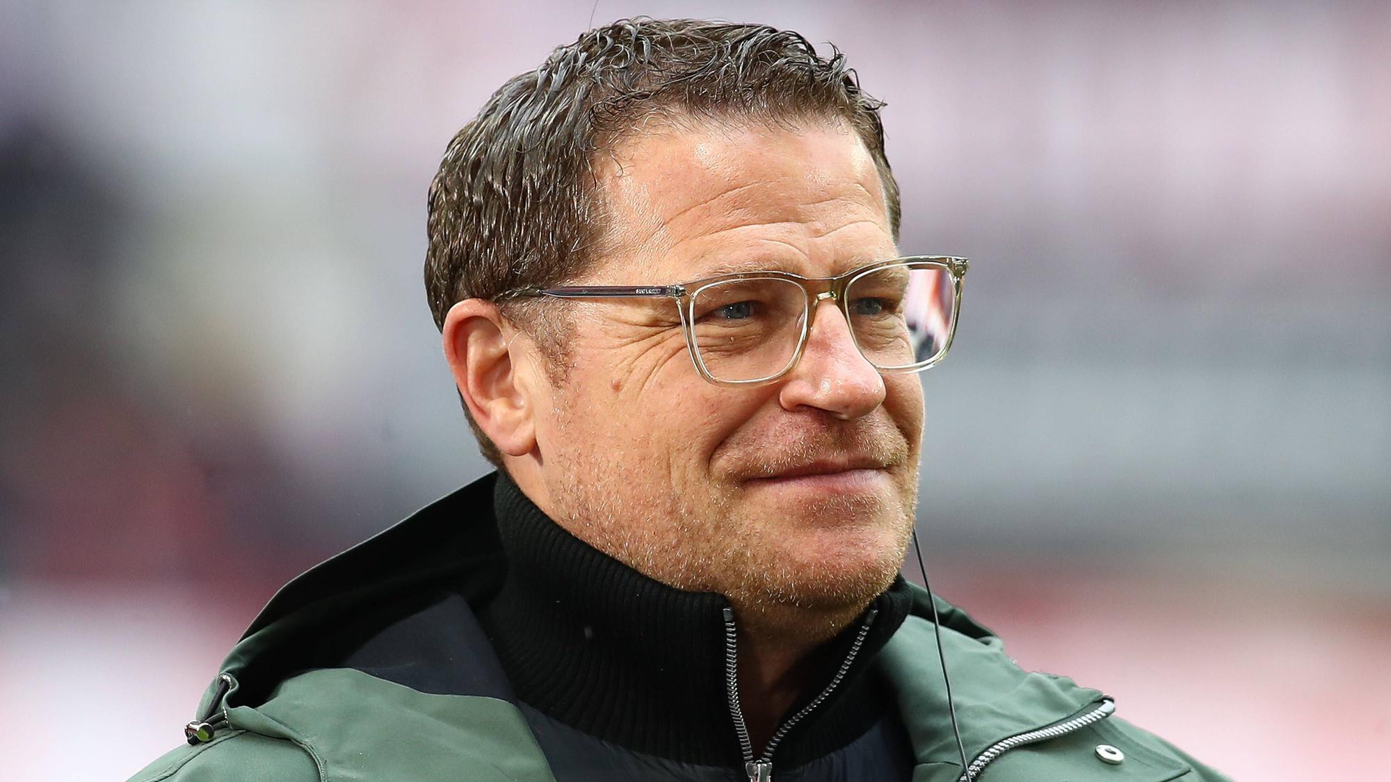 Ex-Gladbach-Manager Max Eberl steht mittlerweile als Sportchef bei Bundesliga-Konkurrent RB Leipzig unter Vertrag. Hier ist der 49-Jährige am 25. Februar 2023 in Leipzig zu sehen.