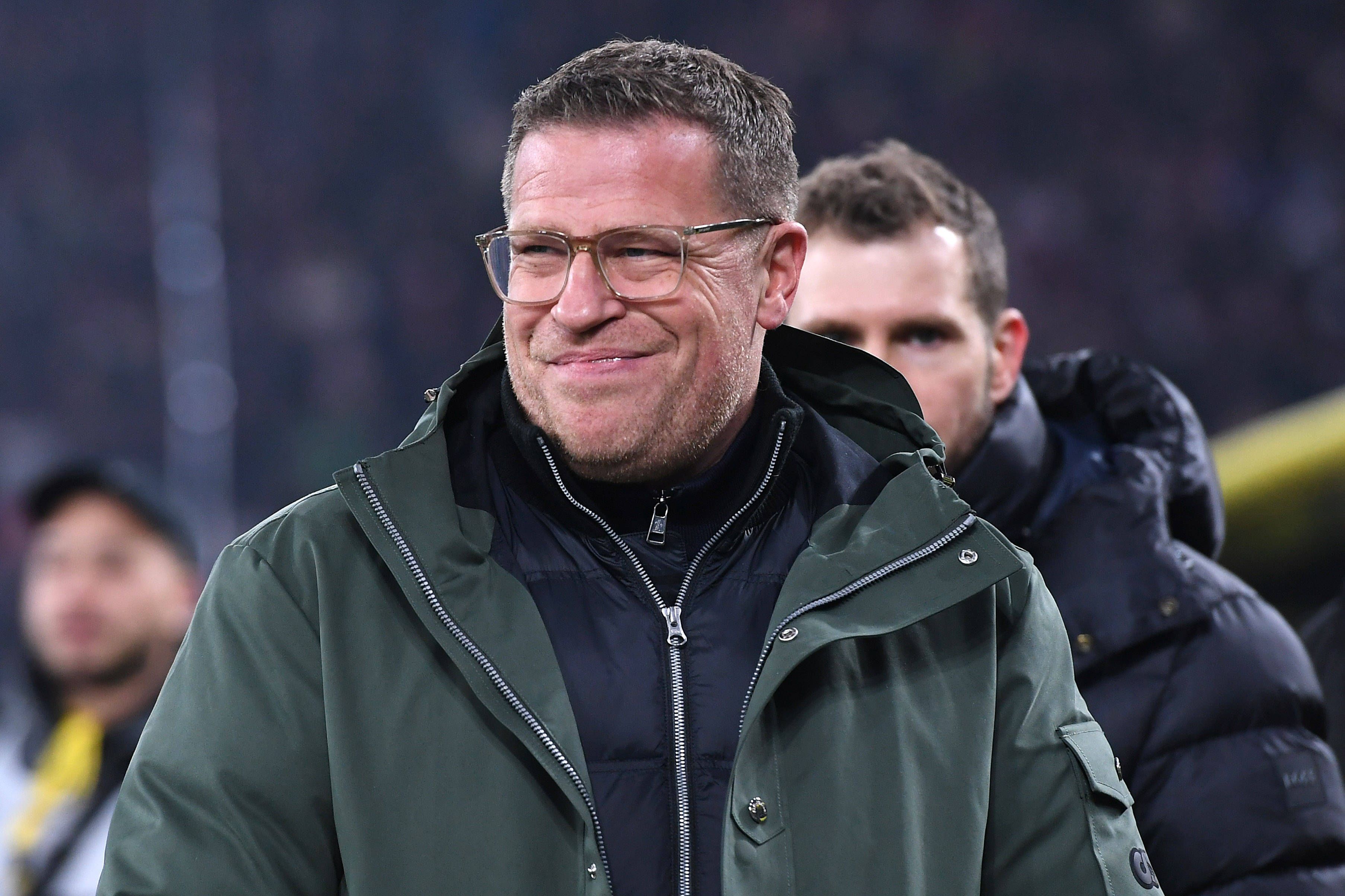 Max Eberl plante den Transfer von Niclas Füllkrug, als er 2018 noch als Manager von Borussia Mönchengladbach tätig war. Das Foto zeigt Eberl, nun sportlich Verantwortlicher bei RB Leipzig, am 3. März 2023 vor dem Bundesliga-Spiel bei Borussia Dortmund.