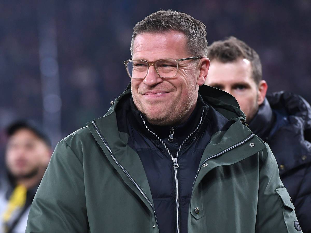 Max Eberl plante den Transfer von Niclas Füllkrug, als er 2018 noch als Manager von Borussia Mönchengladbach tätig war. Das Foto zeigt Eberl, nun sportlich Verantwortlicher bei RB Leipzig, am 3. März 2023 vor dem Bundesliga-Spiel bei Borussia Dortmund.