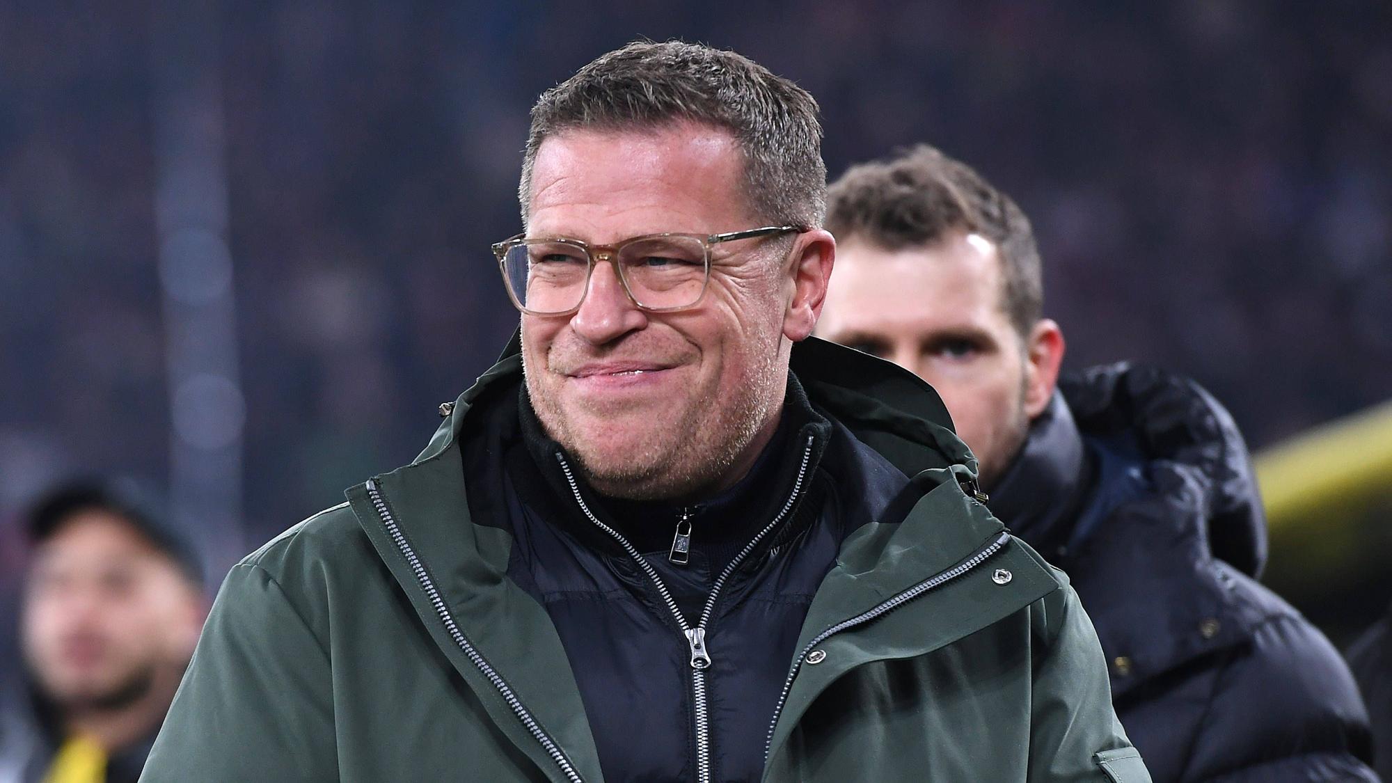 Max Eberl plante den Transfer von Niclas Füllkrug, als er 2018 noch als Manager von Borussia Mönchengladbach tätig war. Das Foto zeigt Eberl, nun sportlich Verantwortlicher bei RB Leipzig, am 3. März 2023 vor dem Bundesliga-Spiel bei Borussia Dortmund.