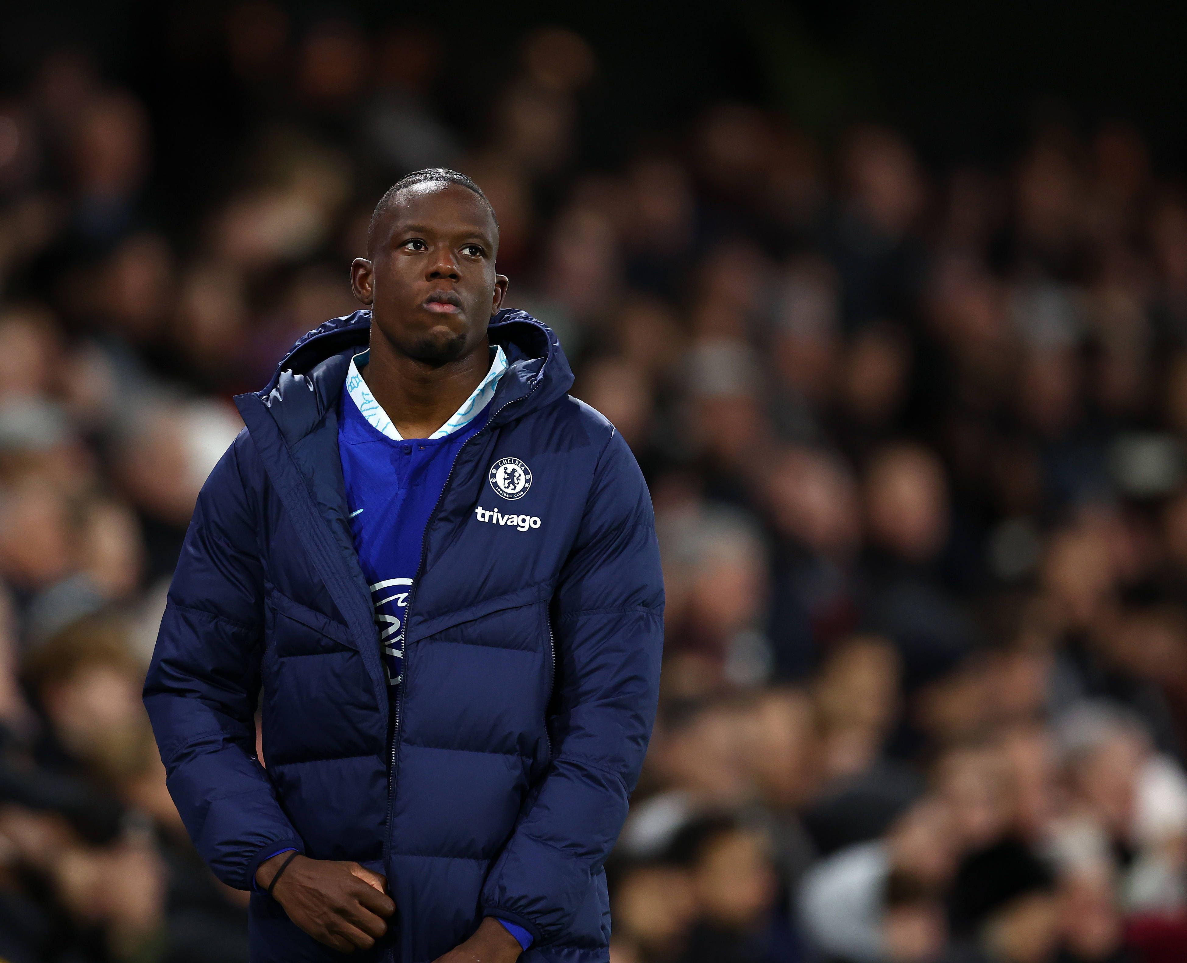 Nicht glücklich: Denis Zakaria, hier am 12. Januar 2023, spielt aktuell auf Leihbasis beim FC Chelsea, kämpft aber immer wieder mit Verletzungsproblemen. Der ehemalige Spieler von Borussia Mönchengladbach wechselte 2022 von Gladbach zu Juventus Turin.