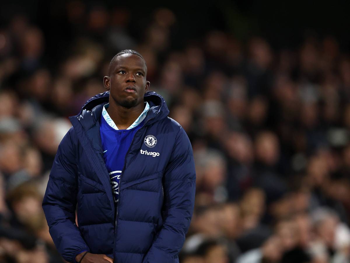 Nicht glücklich: Denis Zakaria, hier am 12. Januar 2023, spielt aktuell auf Leihbasis beim FC Chelsea, kämpft aber immer wieder mit Verletzungsproblemen. Der ehemalige Spieler von Borussia Mönchengladbach wechselte 2022 von Gladbach zu Juventus Turin.