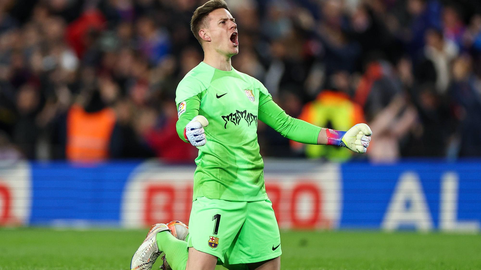 Marc Andre ter Stegen, Keeper des FC Barcelona und Ex-Torhüter von Borussia Mönchengladbach, hat am Sonntag (19. März 2023) einen wichtigen Sieg gegen Liga-Rivale Real Madrid gefeiert.