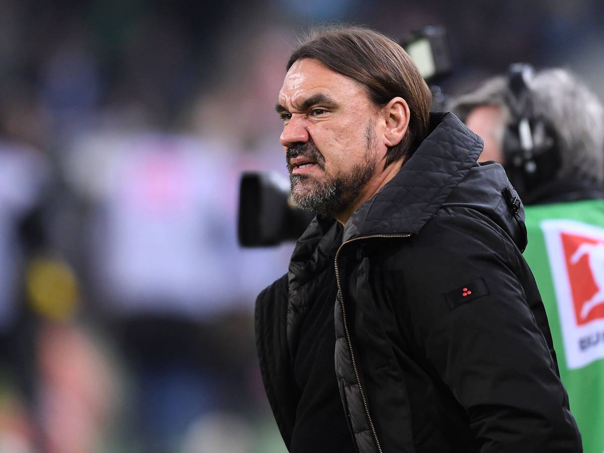 Daniel Farke ist seit im Sommer 2022 Trainer bei Borussia Mönchengladbach. Das Foto zeigt den Gladbach-Coach im Rahmen des Bundesliga-Spiels gegen Werder Bremen am 17. März 2023.