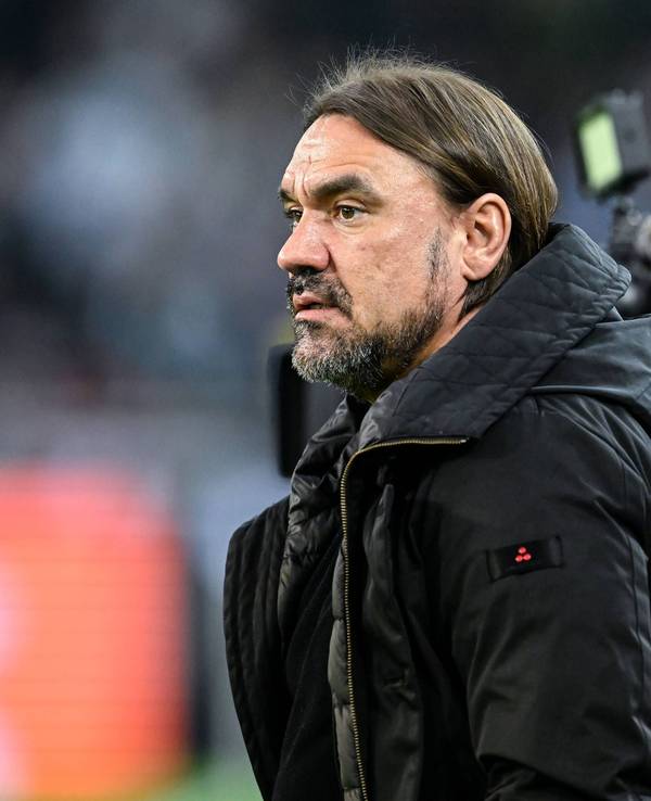 Daniel Farke, hier am 17. März 2023, steht vor seinem ersten Auswärts-Derby als Trainer von Borussia Mönchengladbach beim 1. FC Köln. Beim Spiel am 2. April 2023 muss er möglicherweise auf Manu Koné verzichten.