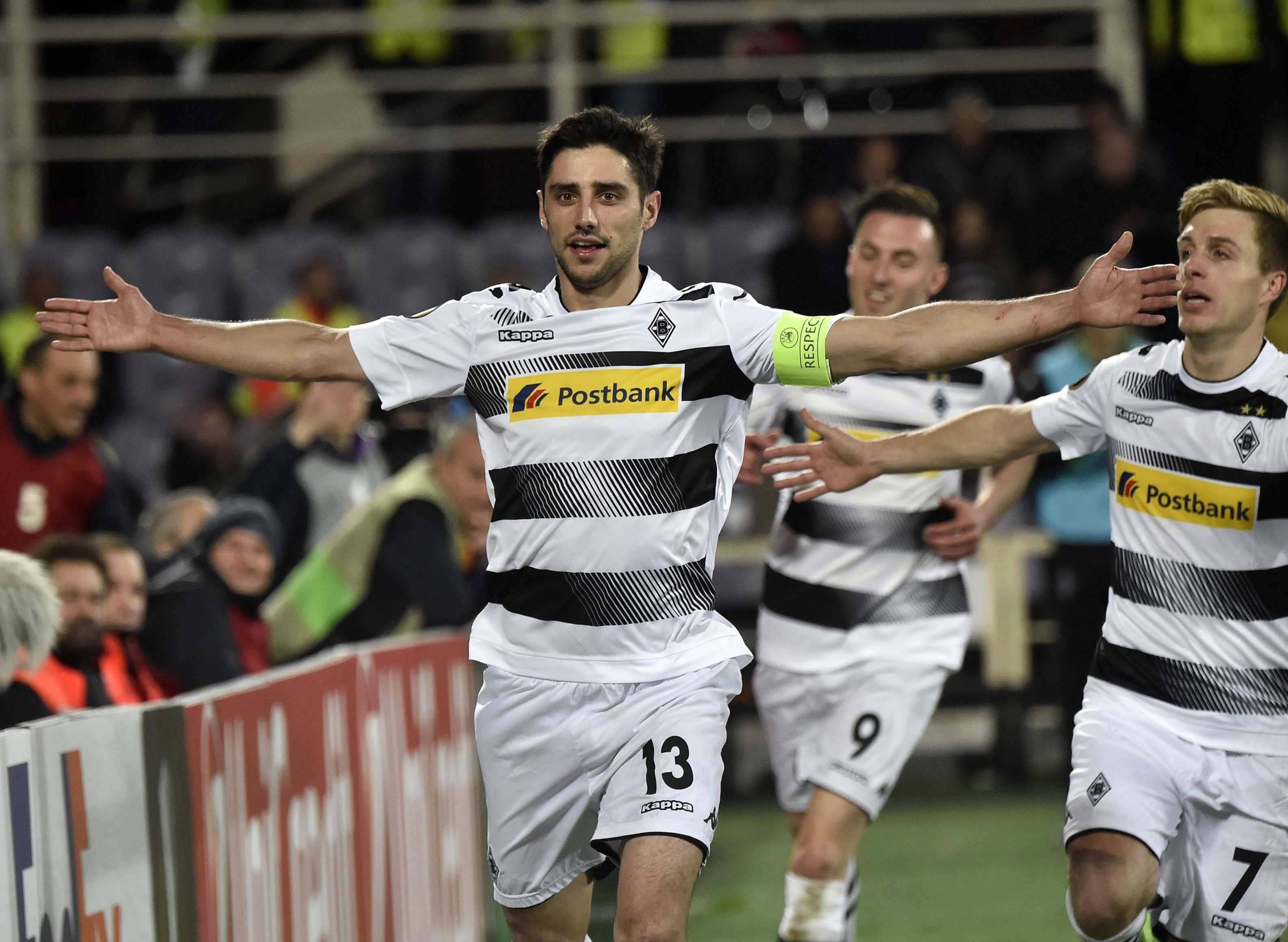 Die magische Nacht von Florenz und ihr Hauptdarsteller! Lars Stindl erzielte beim Europa-League-Sieg von Borussia Mönchengladbach bei der Fiorentina am 23. Februar 2017 drei Gladbach-Tore.