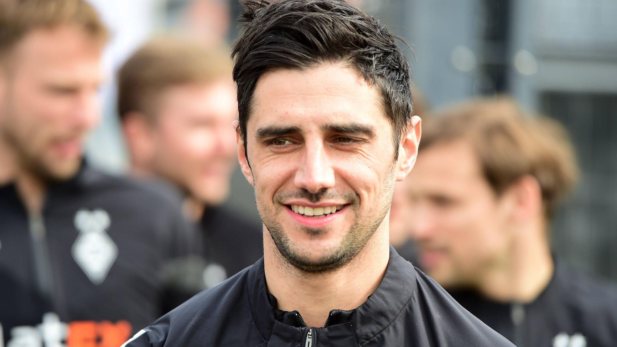 Lars Stindl, Kapitän von Borussia Mönchengladbach, wird den Klub im Sommer nach acht Jahren verlassen. Das Foto zeigt ihn bei einer Trainingseinheit im Borussia-Park am 13. April 2023.