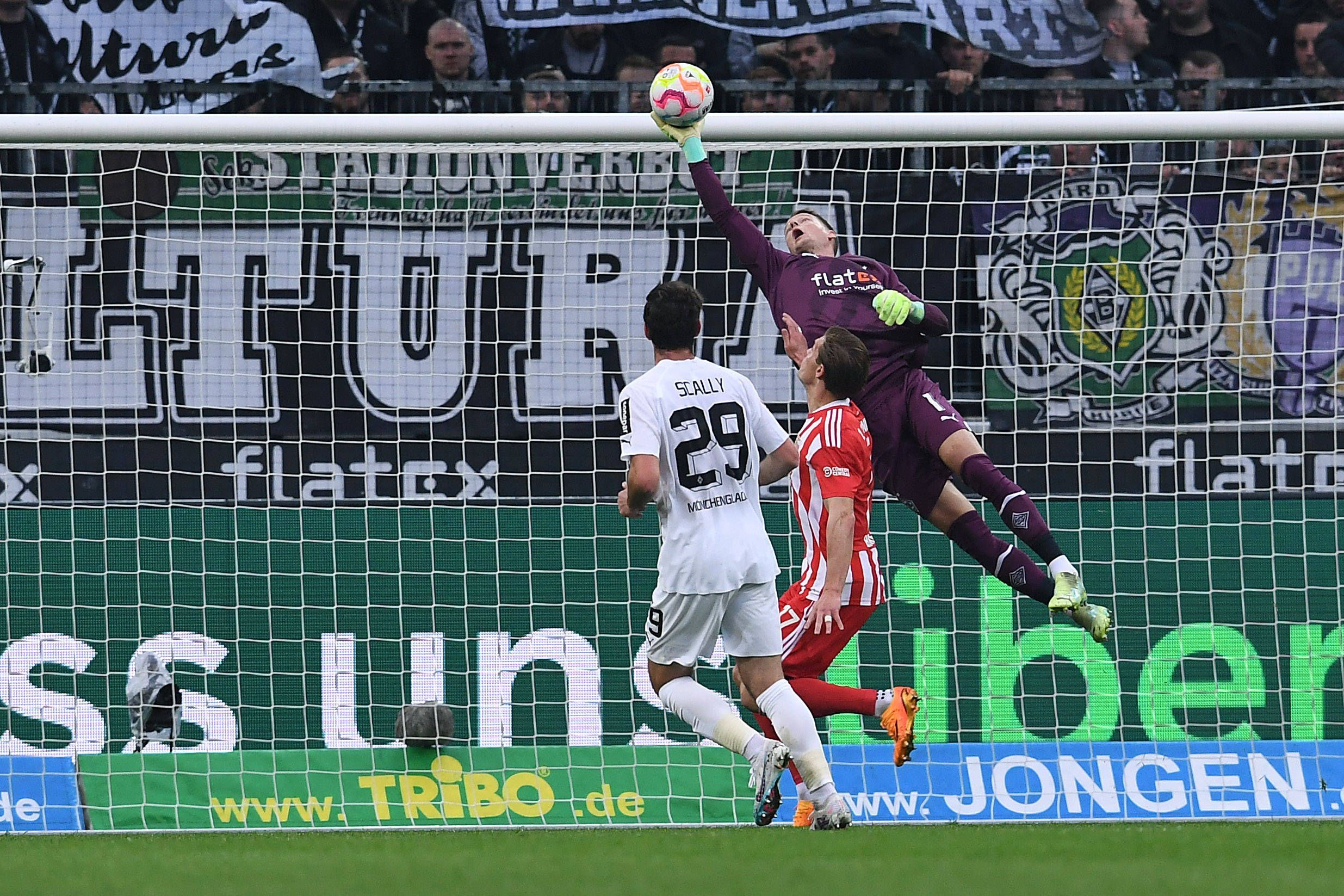 Jonas Omlin überzeugte die Fans von Borussia Mönchengladbach am Sonntag (23. April 2023) beim Heimspiel gegen Union Berlin.